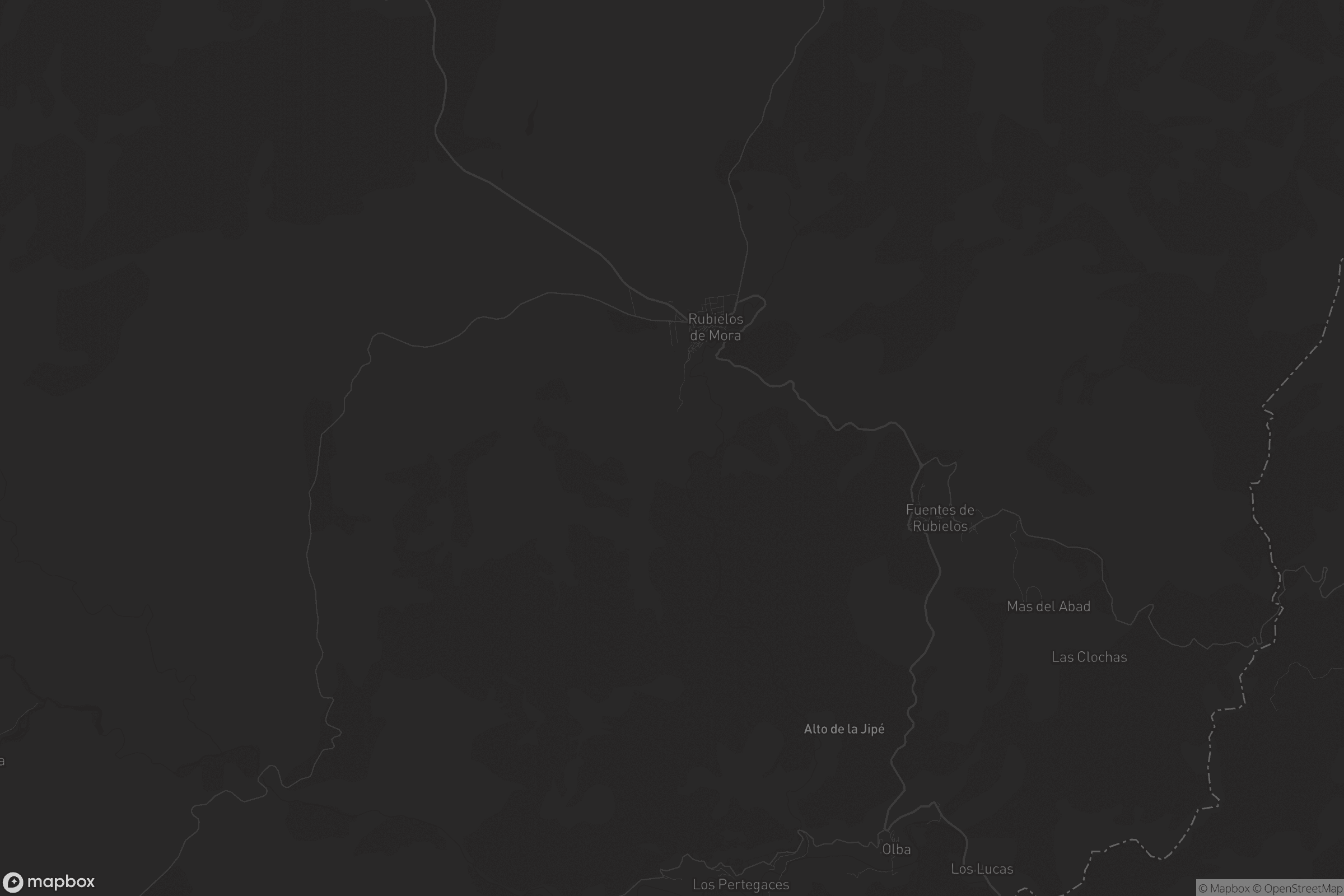 Mapa de Rubielos de Mora