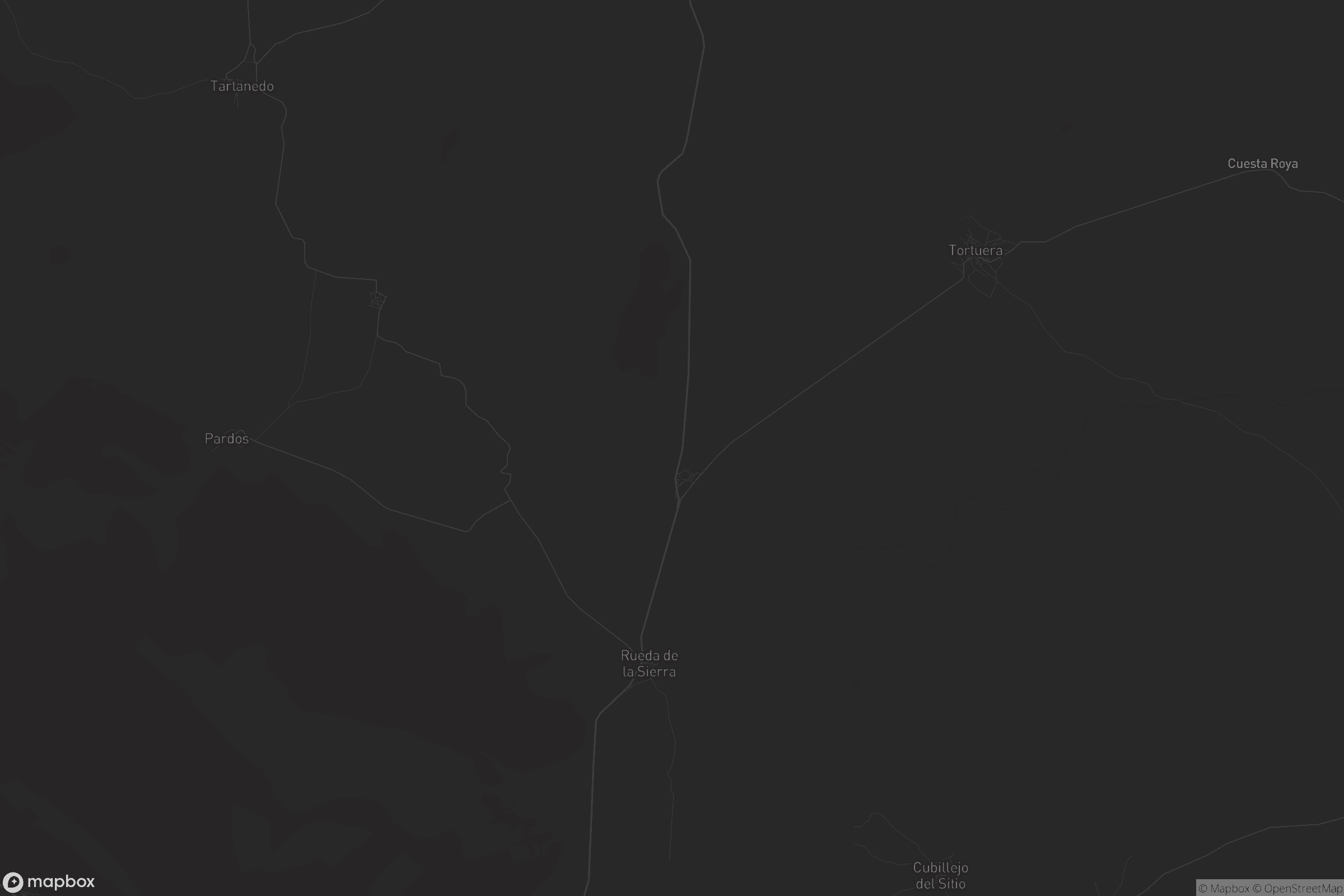 Mapa de Rueda de la Sierra