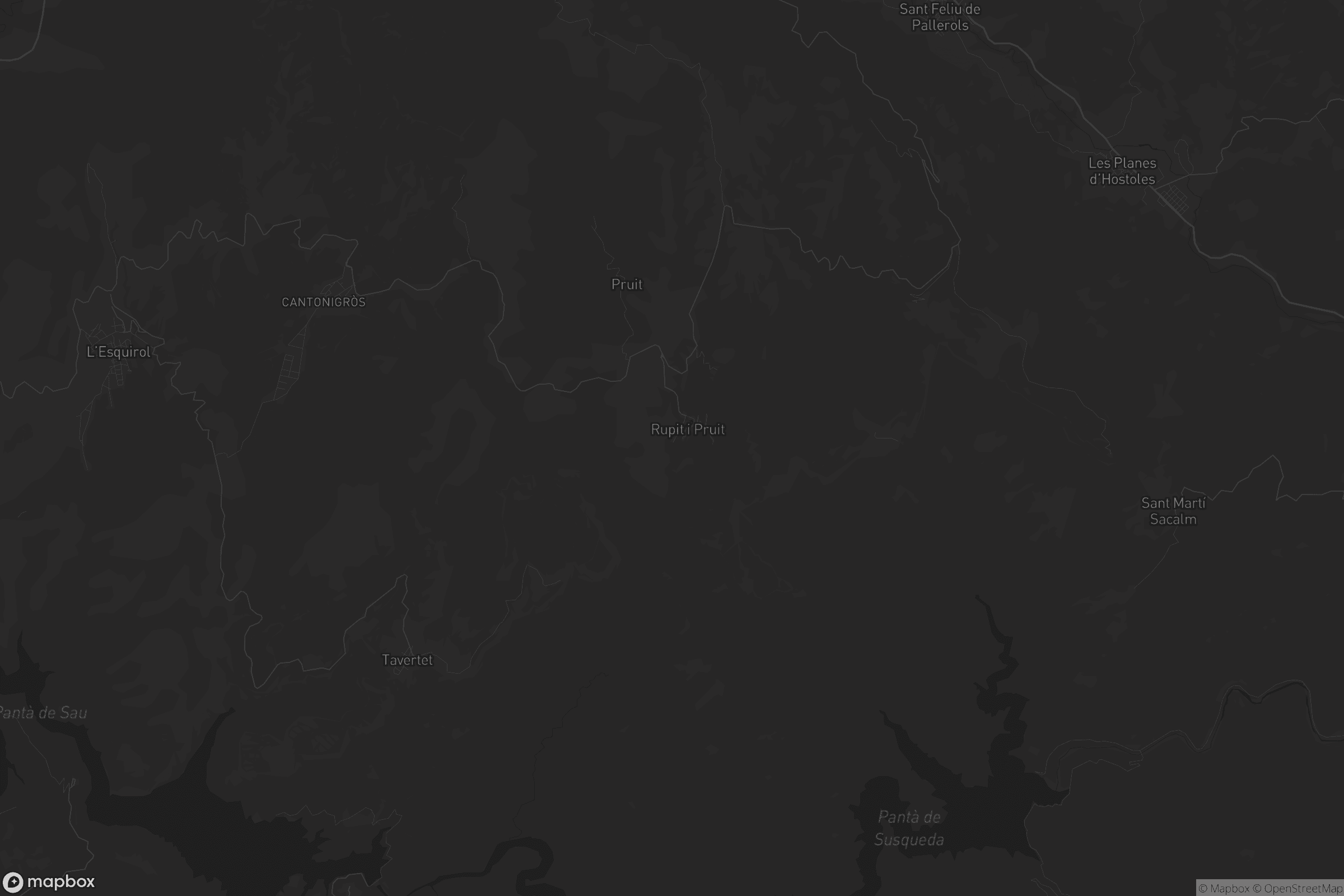 Mapa de Rupit i Pruit