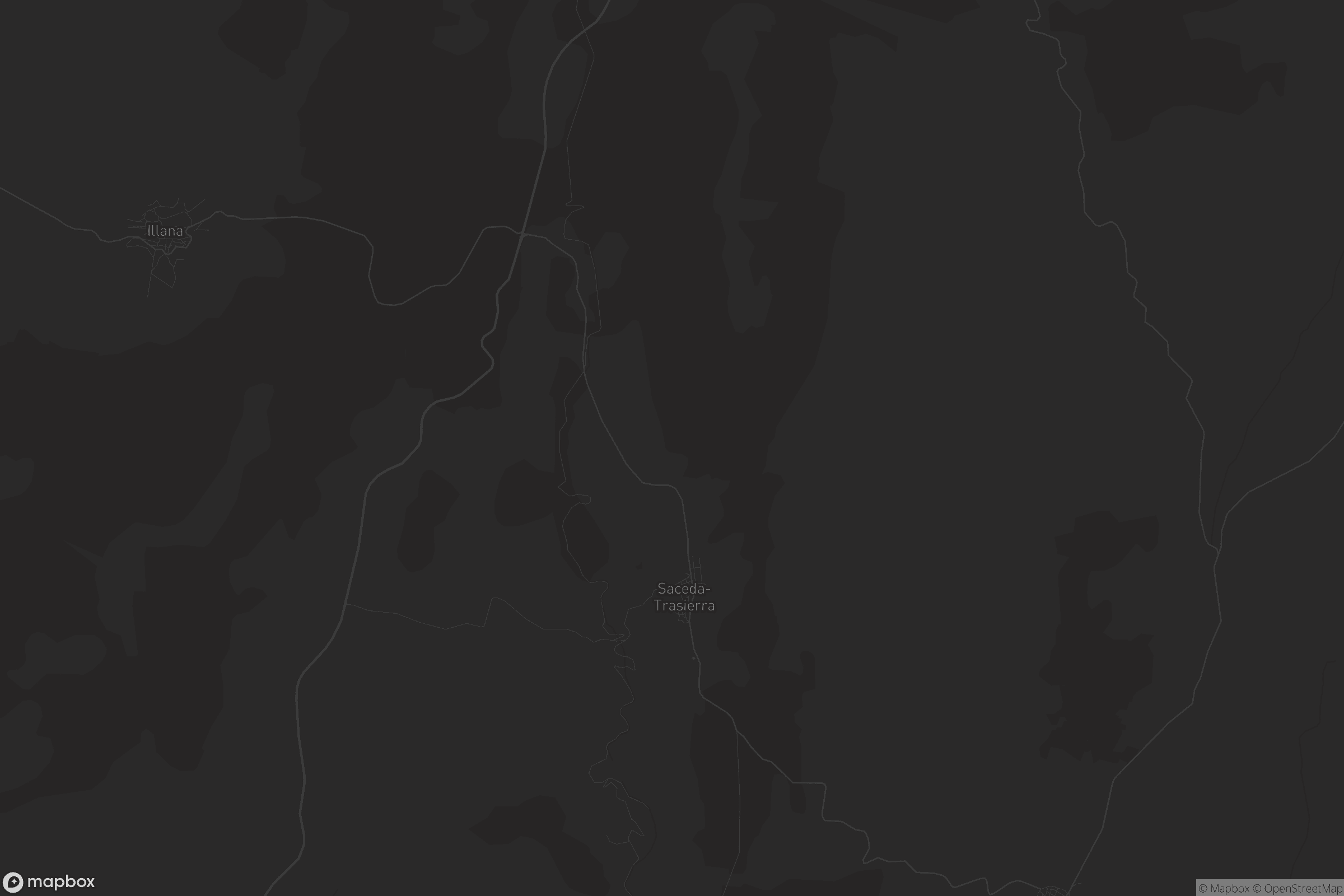 Mapa de Saceda-Trasierra