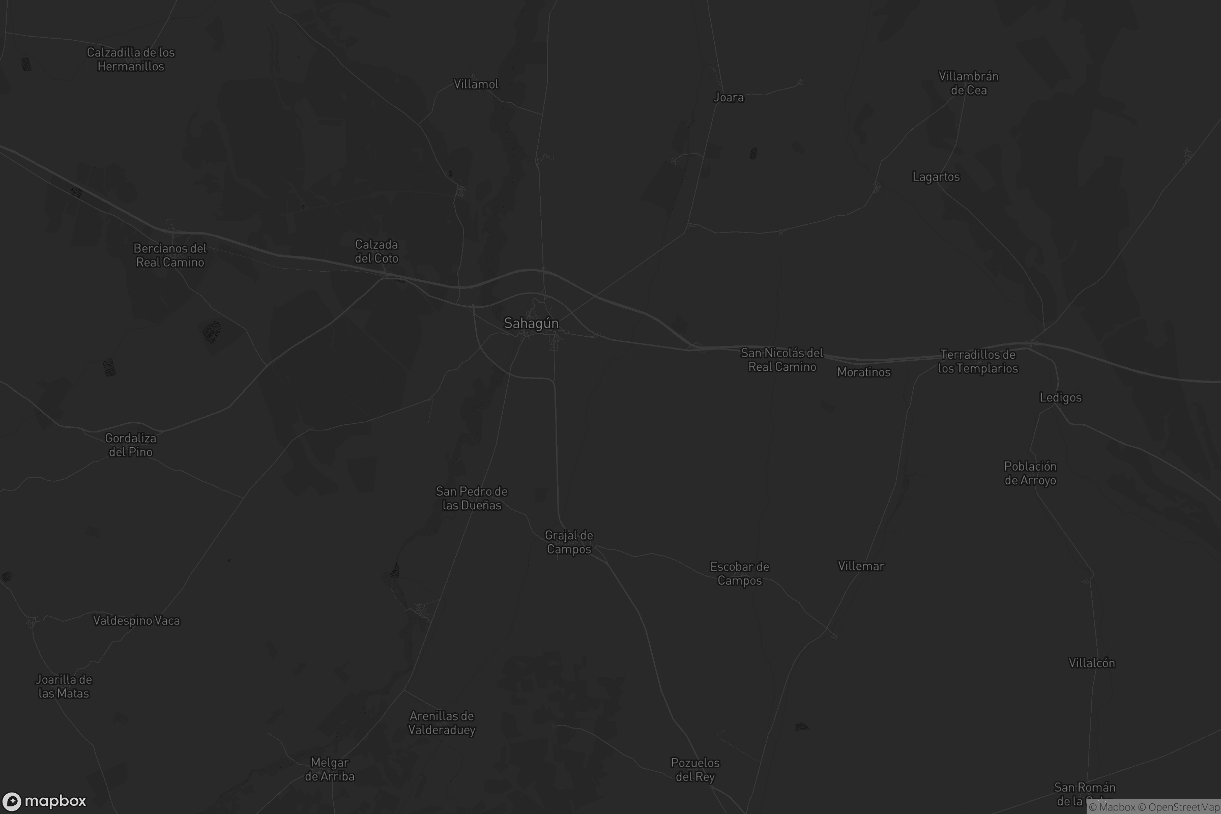 Mapa de Sahagún
