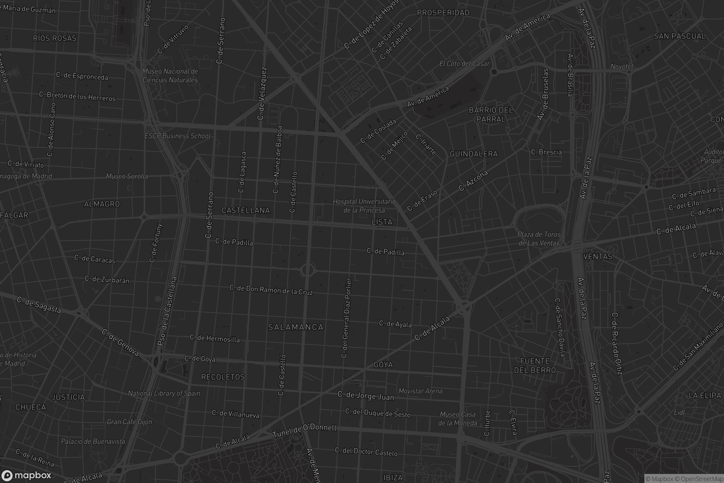 Mapa de Salamanca