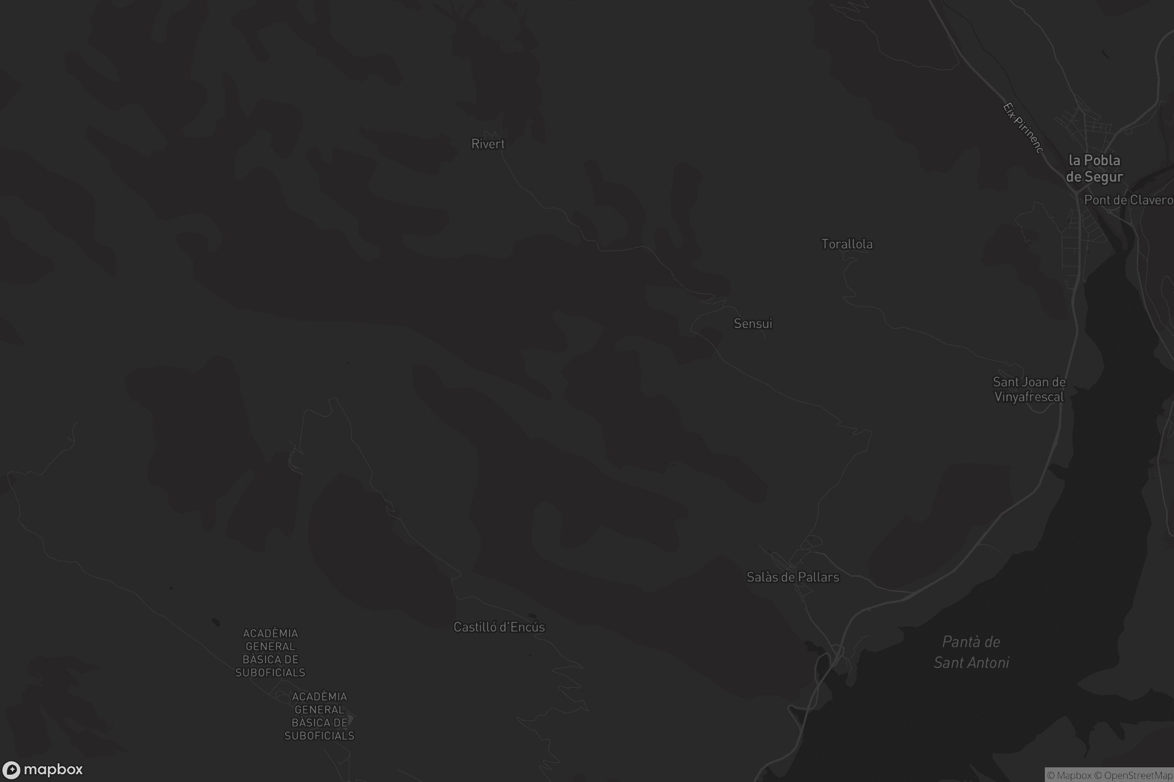 Mapa de Salàs de Pallars