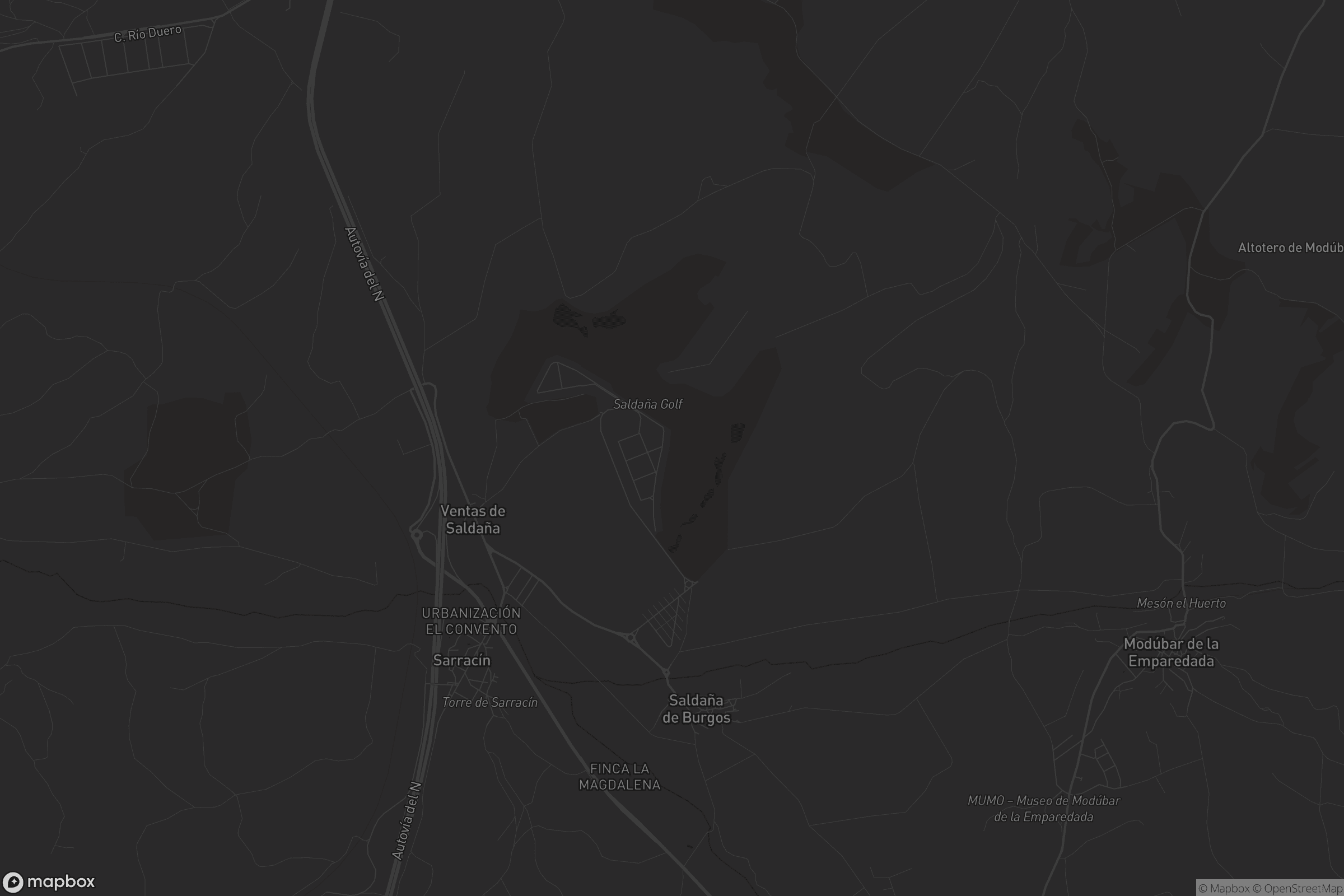 Mapa de Saldaña de Burgos