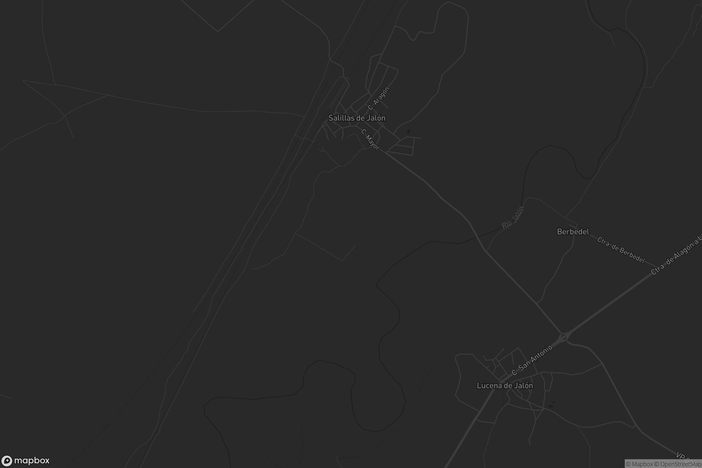 Mapa de Salillas de Jalón