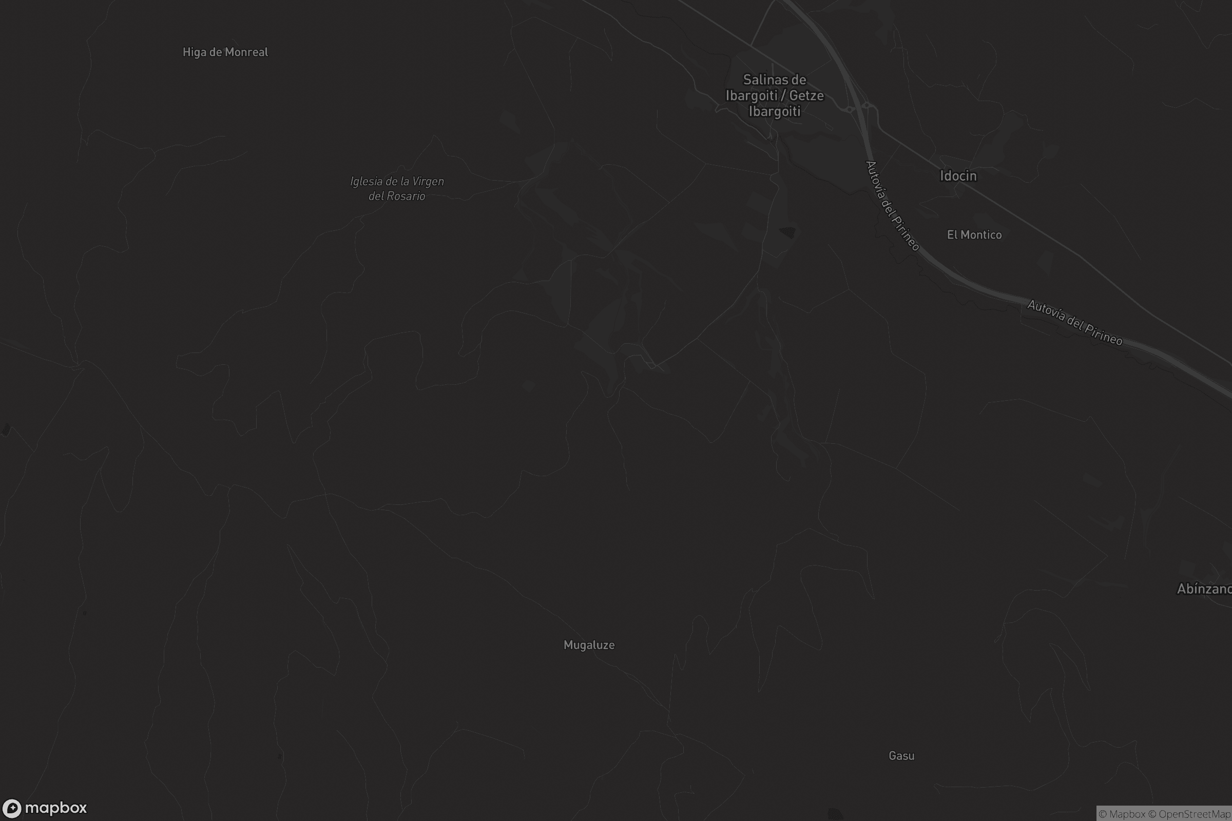 Mapa de Salinas de Ibargoiti / Getze Ibargoiti