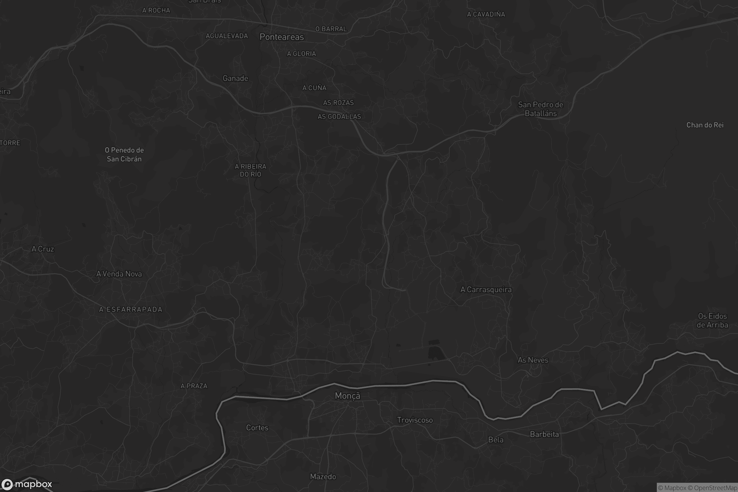 Mapa de Salvaterra de Miño