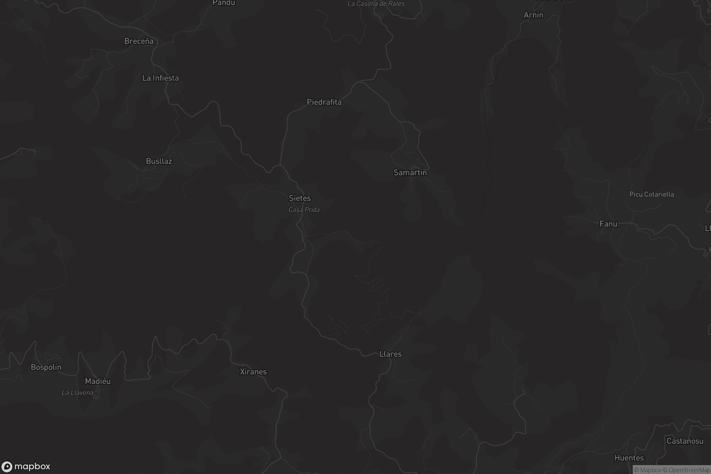 Mapa de Samartín de Vallés