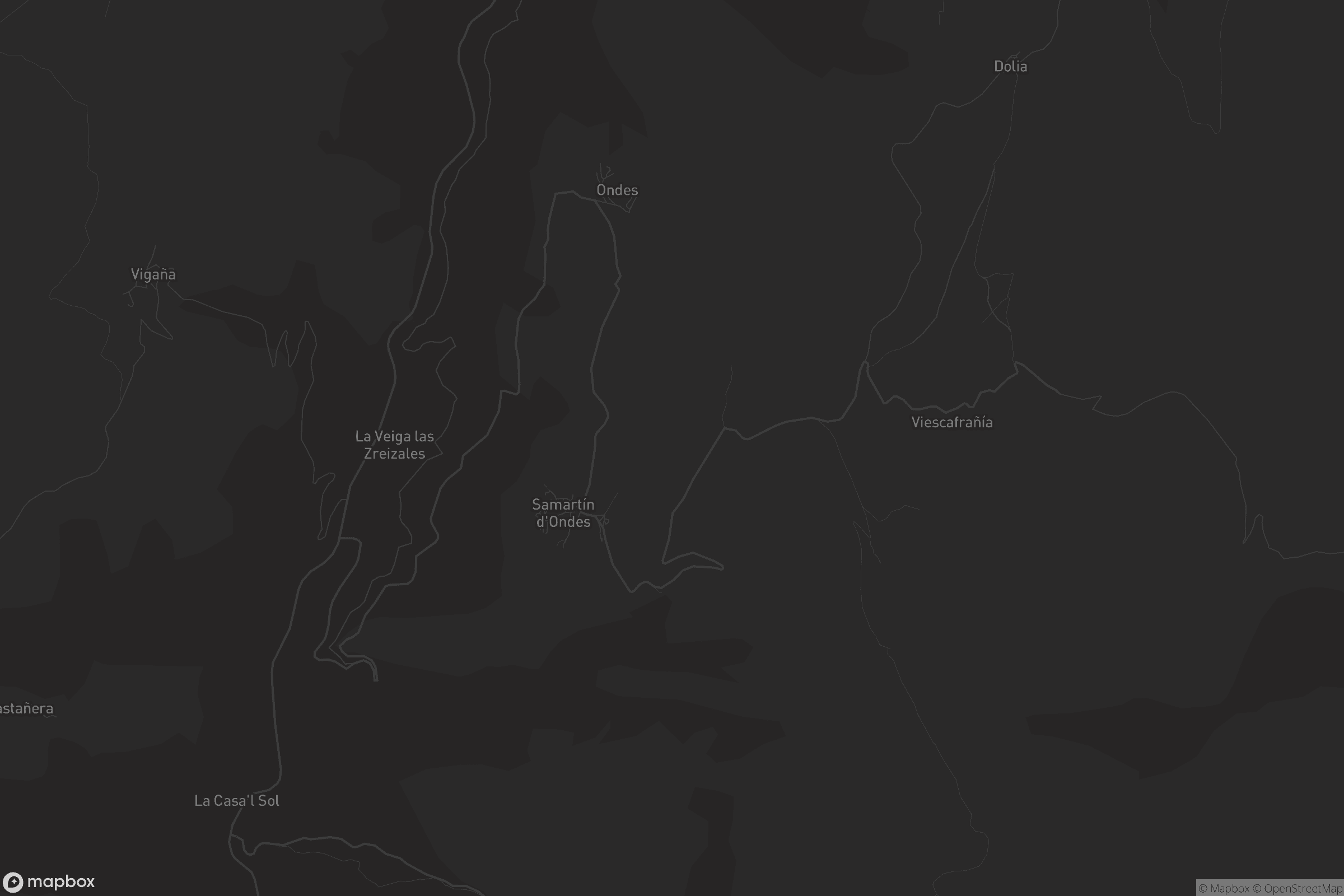 Mapa de Samartín d'Ondes