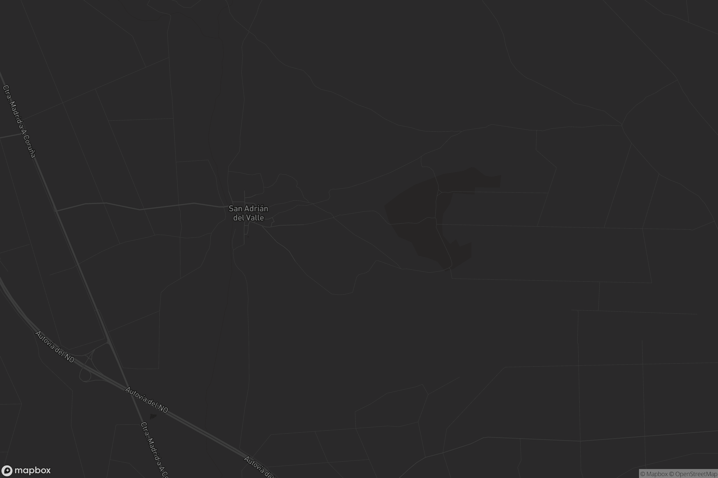 Mapa de San Adrián del Valle