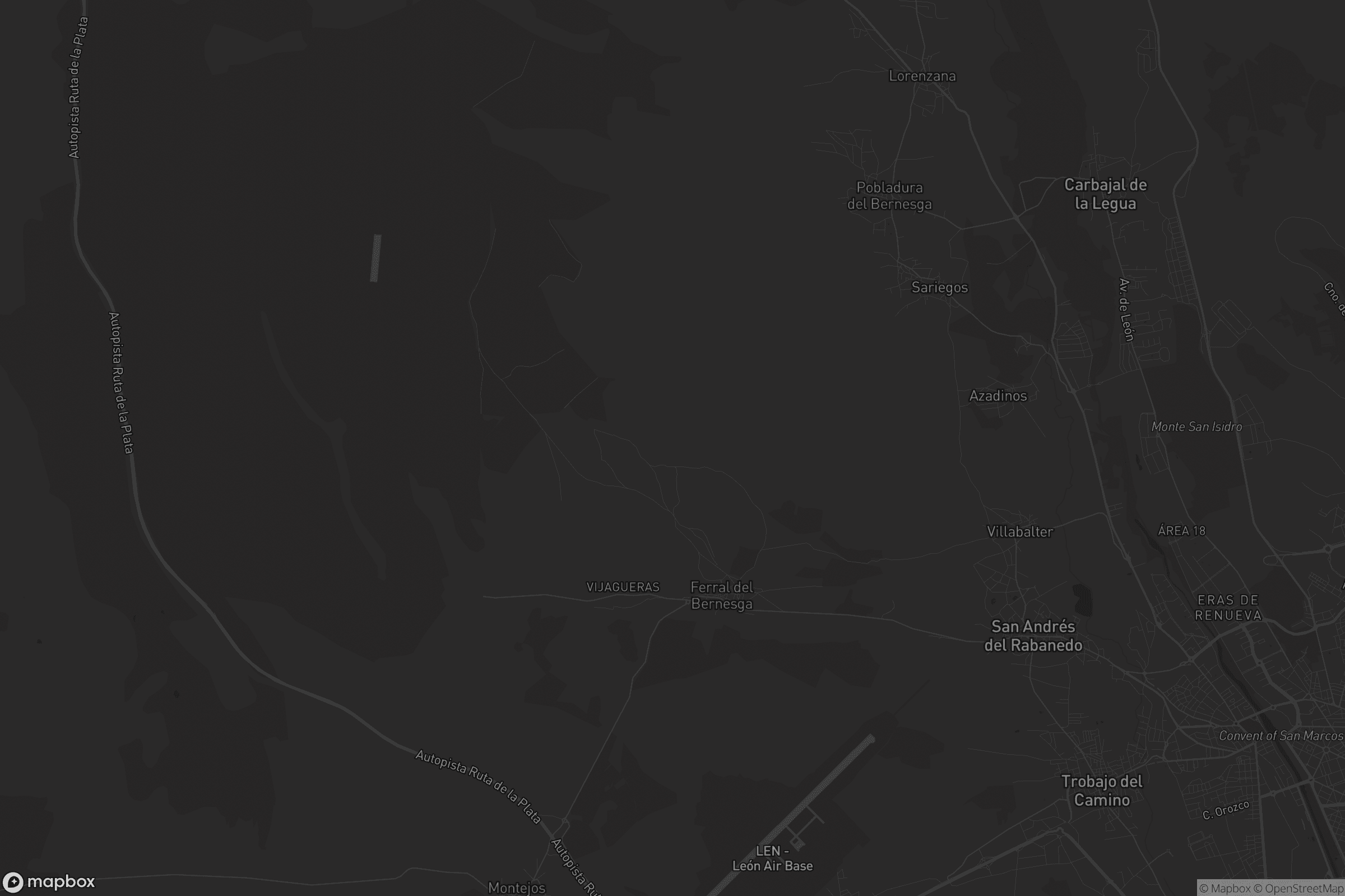 Mapa de San Andrés del Rabanedo