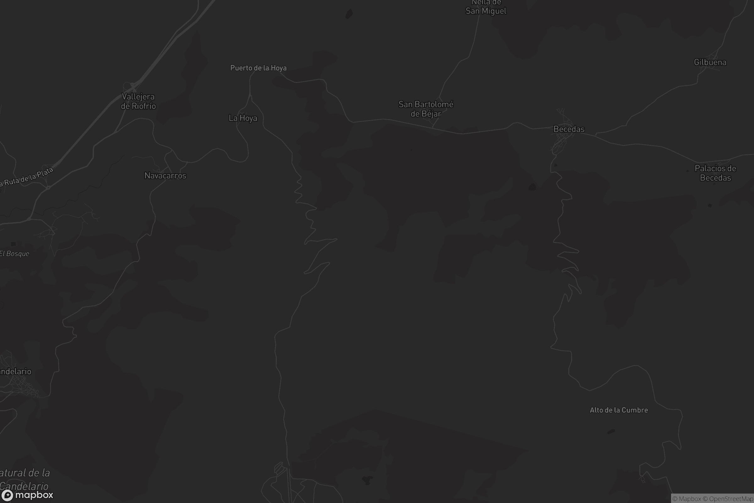 Mapa de San Bartolomé de Béjar