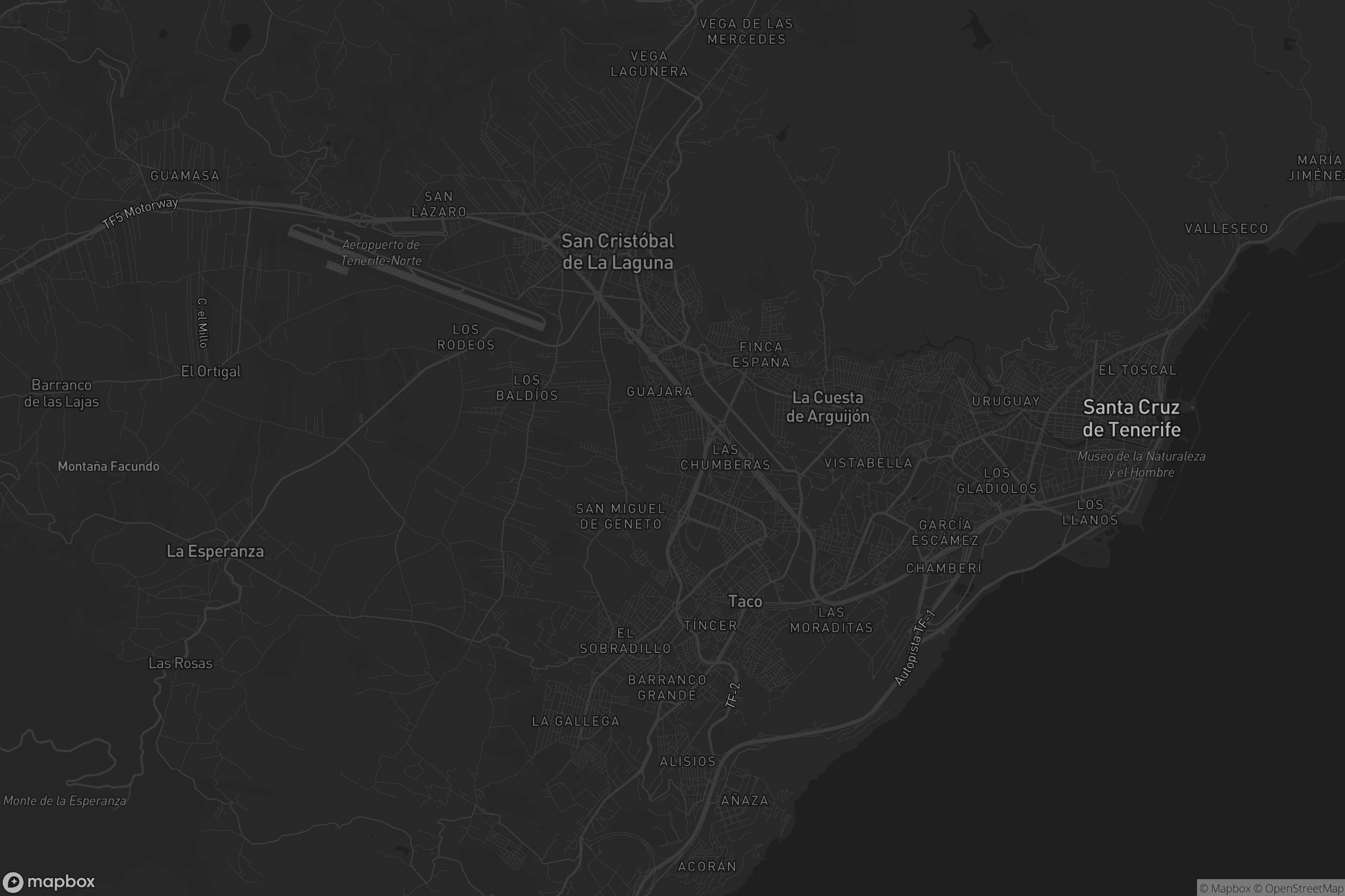 Mapa de San Bartolomé de Geneto