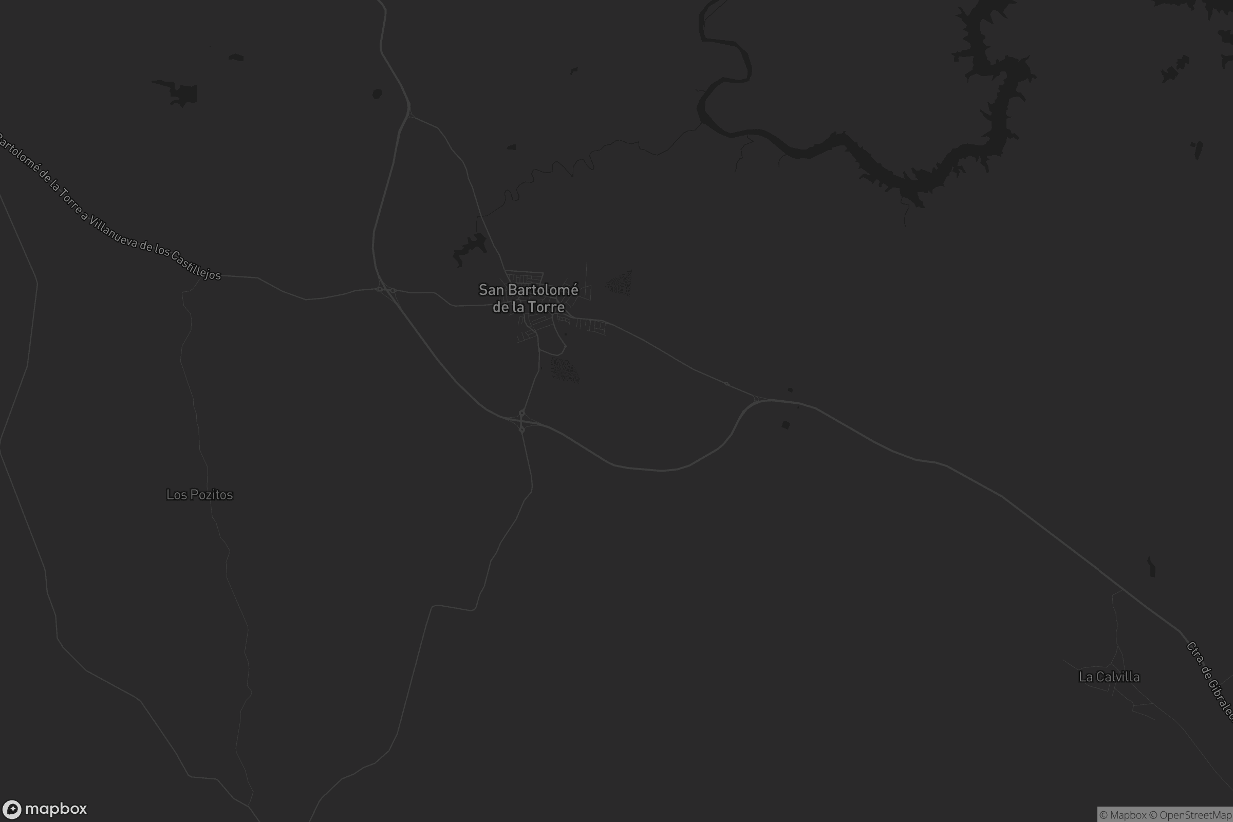 Mapa de San Bartolomé de la Torre