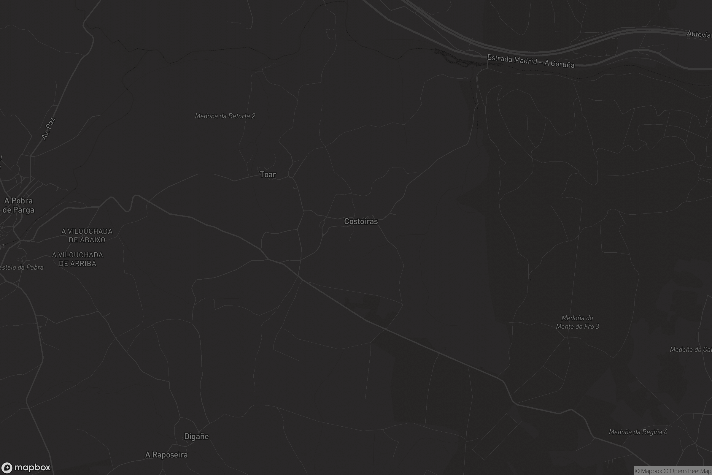 Mapa de San Breixo de Parga