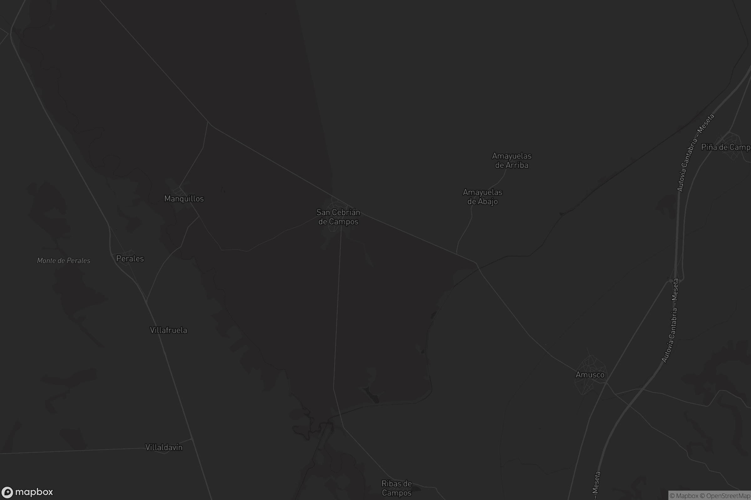Mapa de San Cebrián de Campos