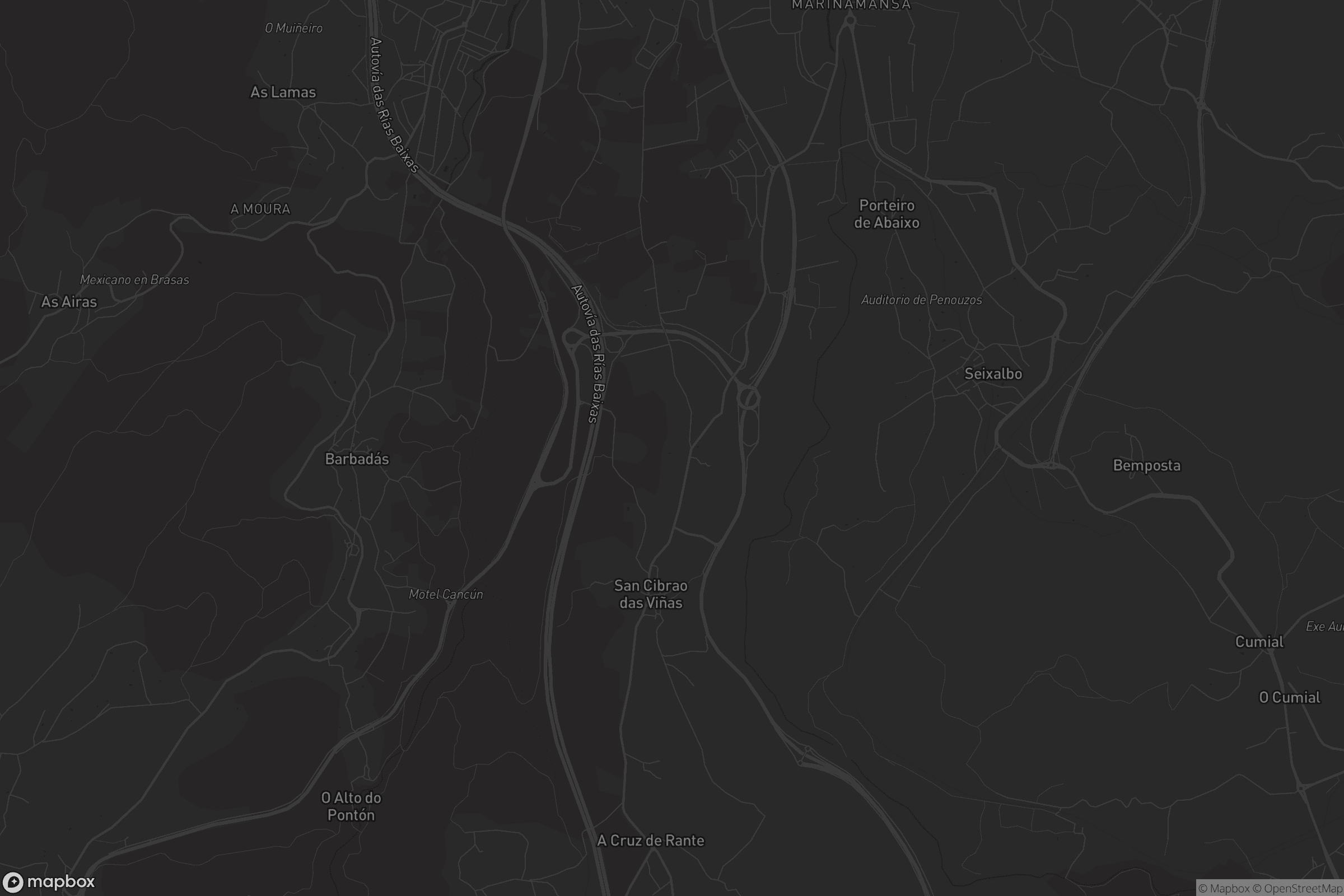 Mapa de San Cibrao das Viñas