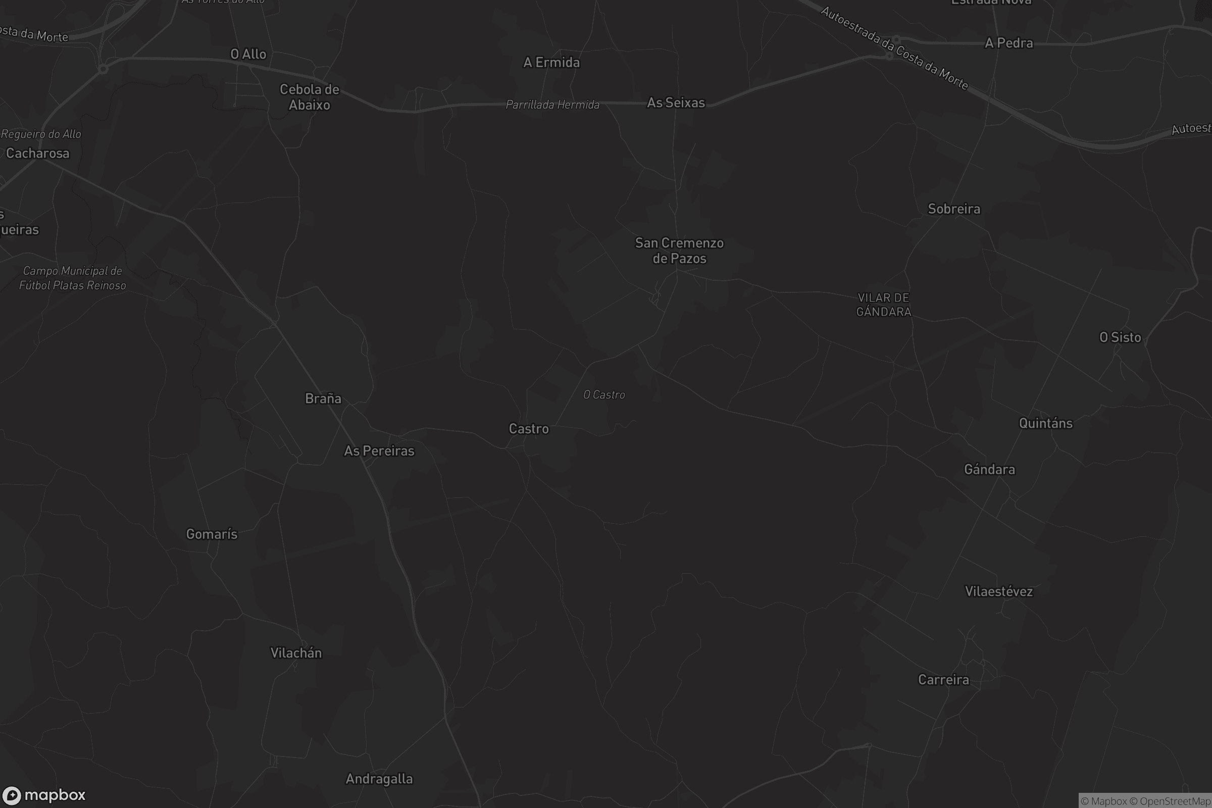 Mapa de San Cremenzo de Pazos