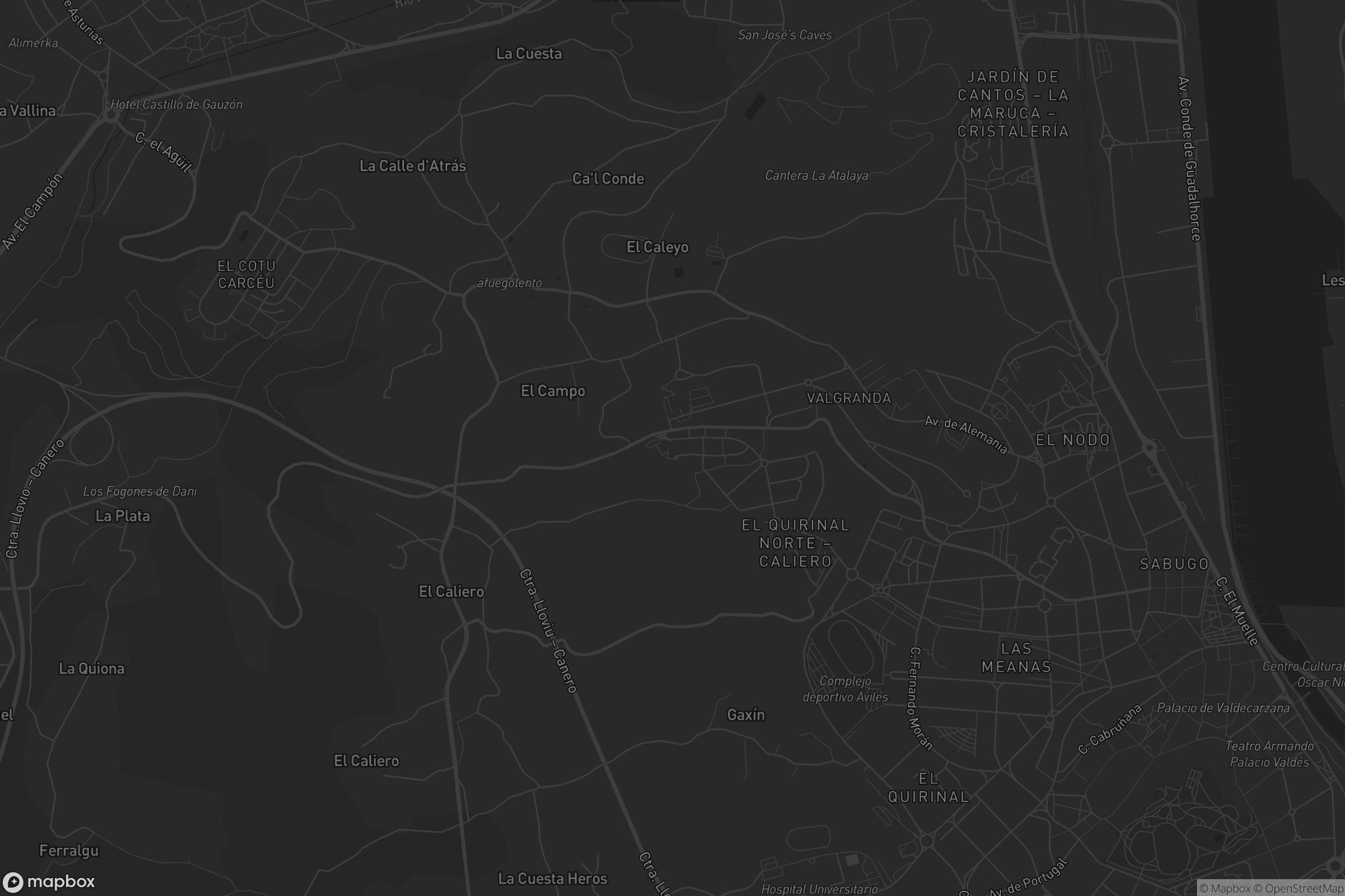 Mapa de San Cristóba / San Cristóbal de Entreviñas