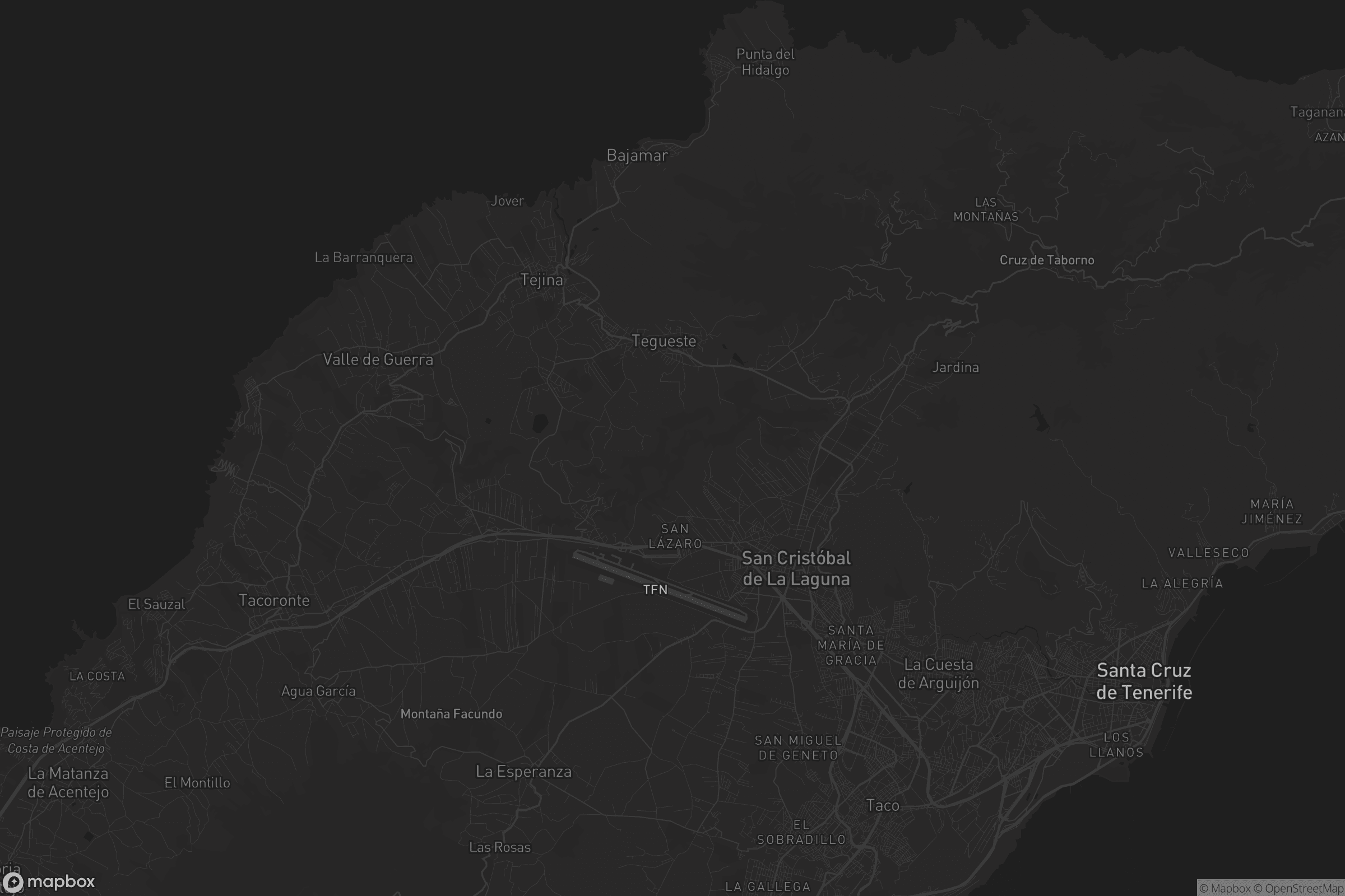 Mapa de San Cristóbal de La Laguna