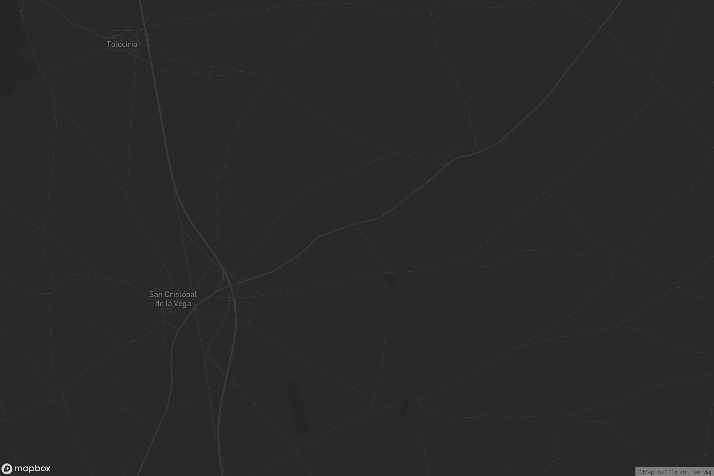 Mapa de San Cristóbal de la Vega