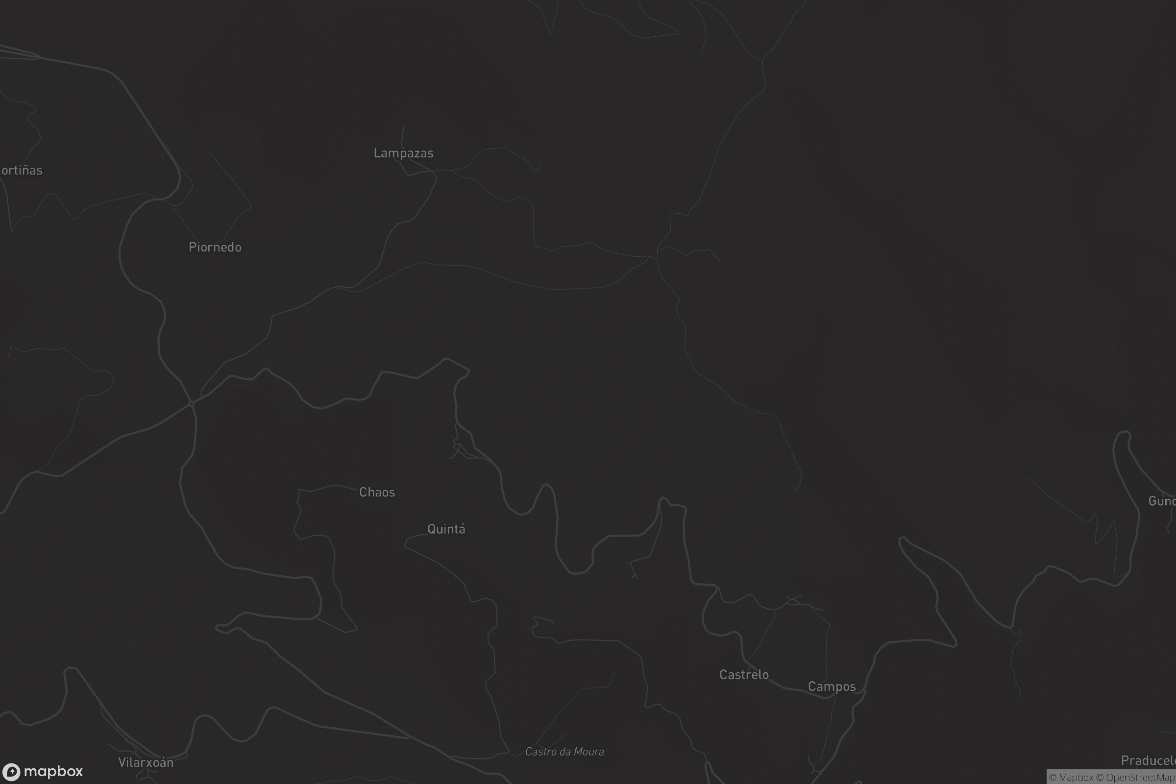 Mapa de San Cristovo de Lóuzara