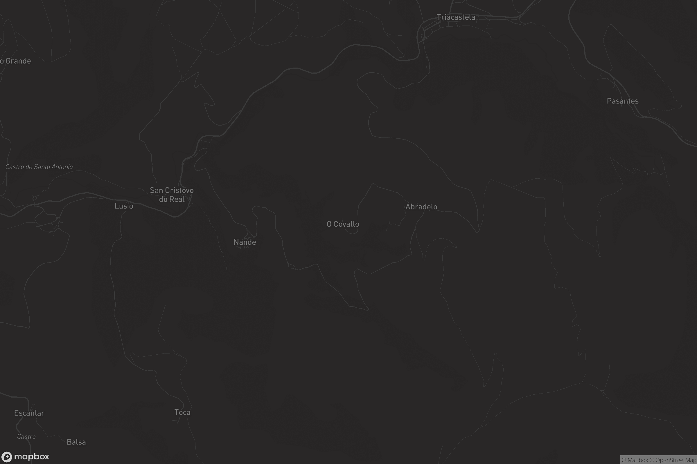 Mapa de San Cristovo do Real