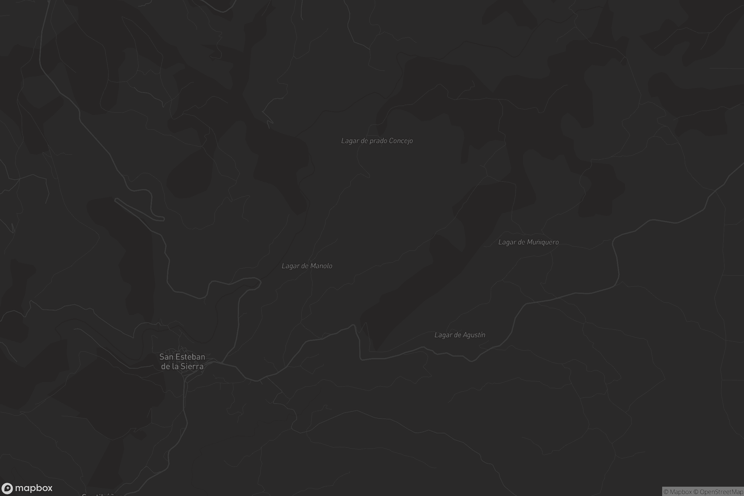 Mapa de San Esteban de la Sierra