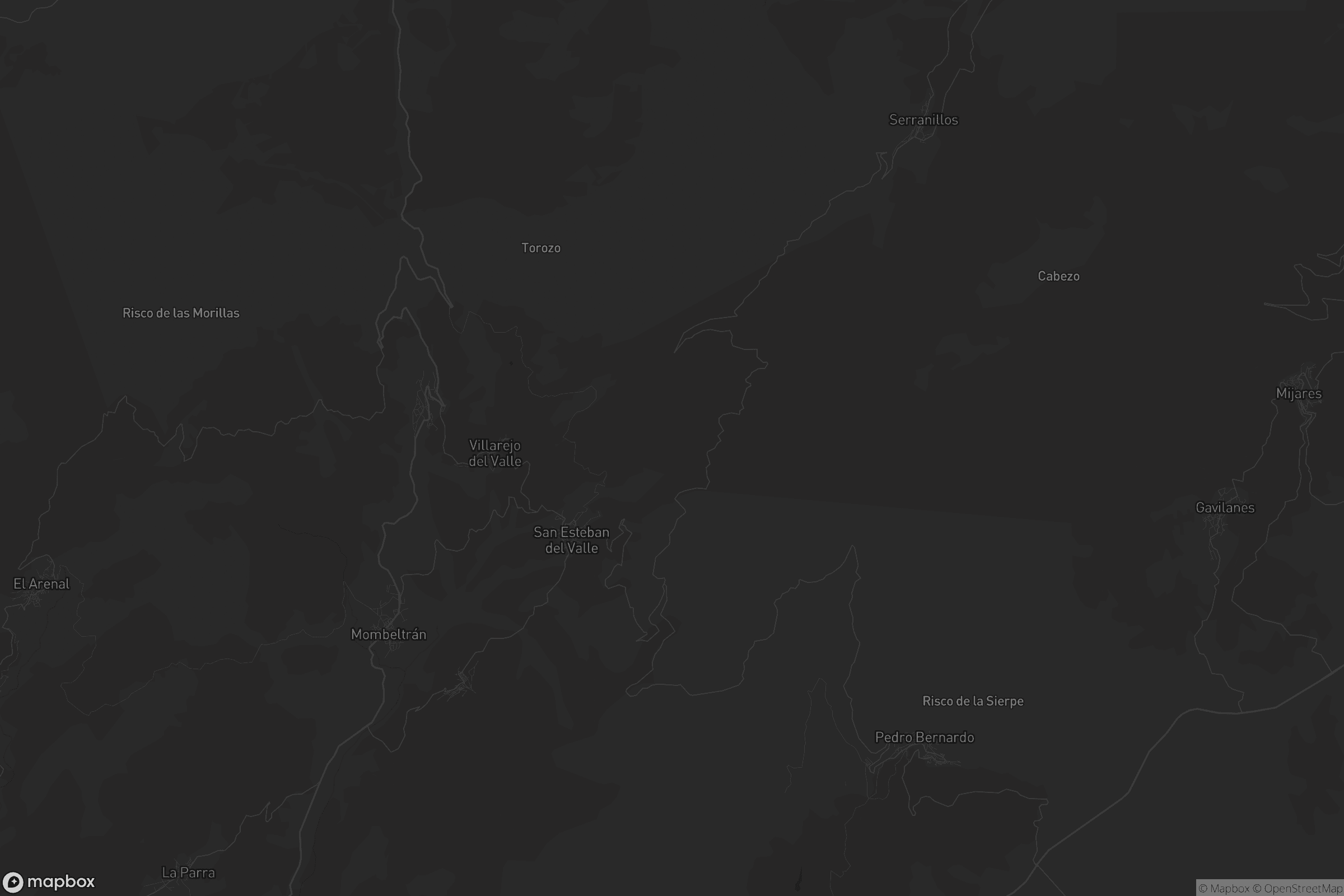 Mapa de San Esteban del Valle