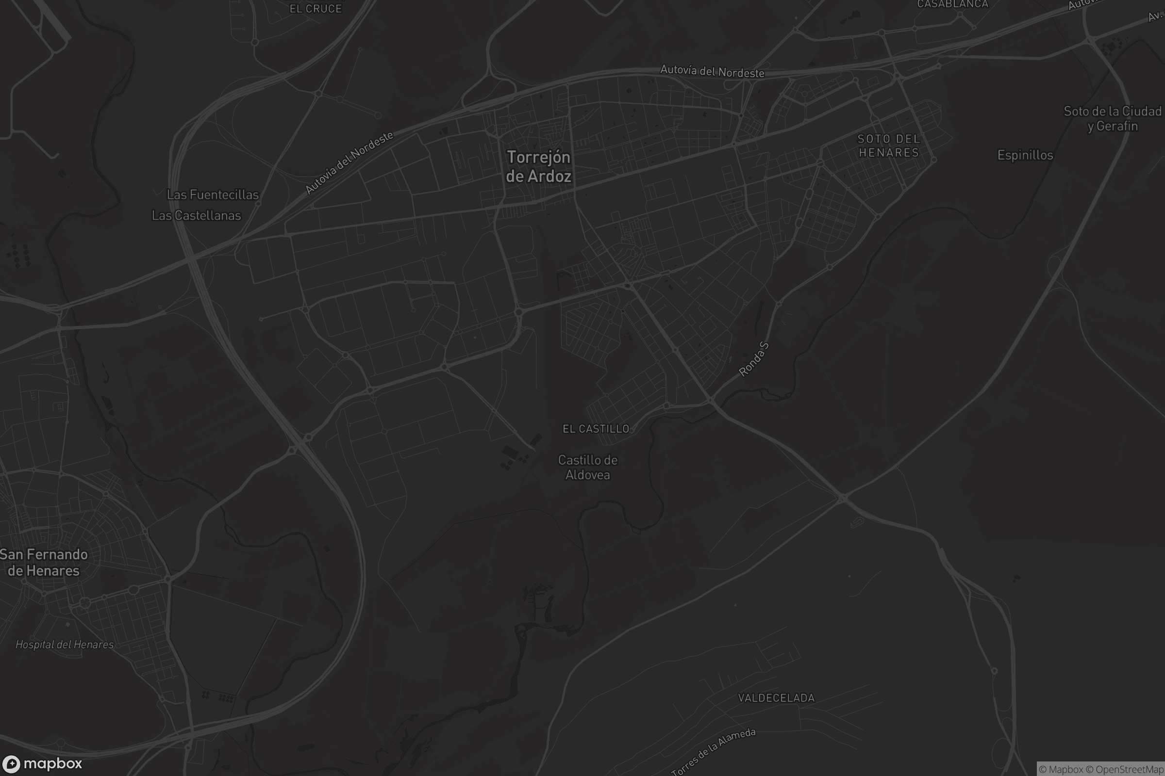 Mapa de San Fernando de Henares