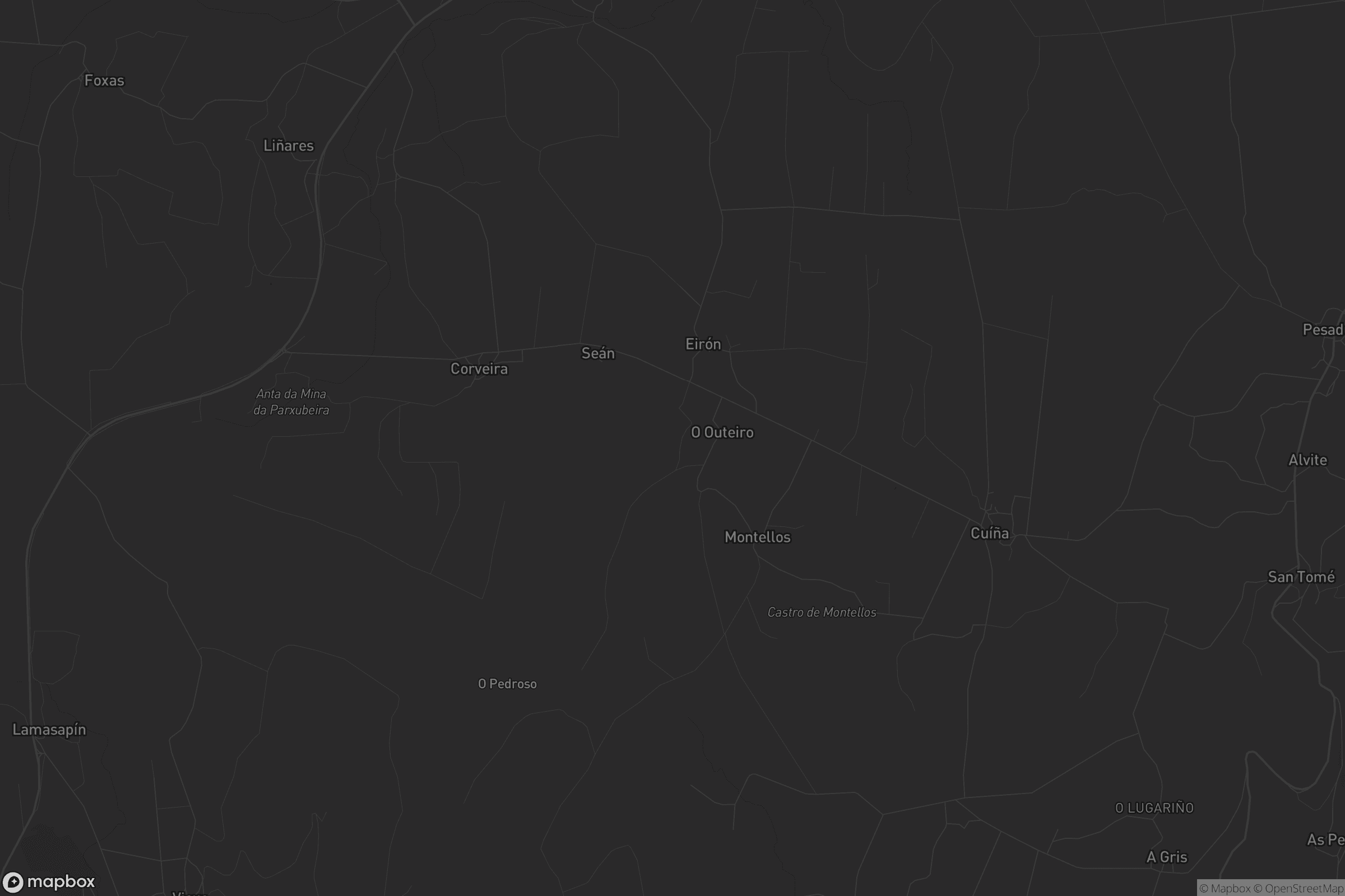 Mapa de San Fins de Eirón