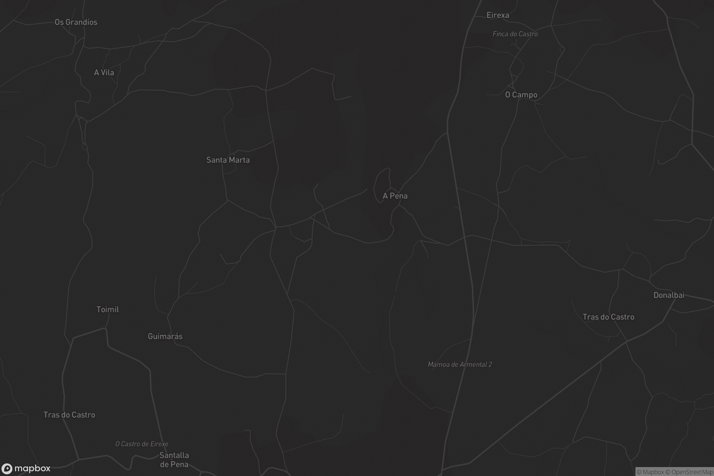 Mapa de San Fiz de Cerdeiras