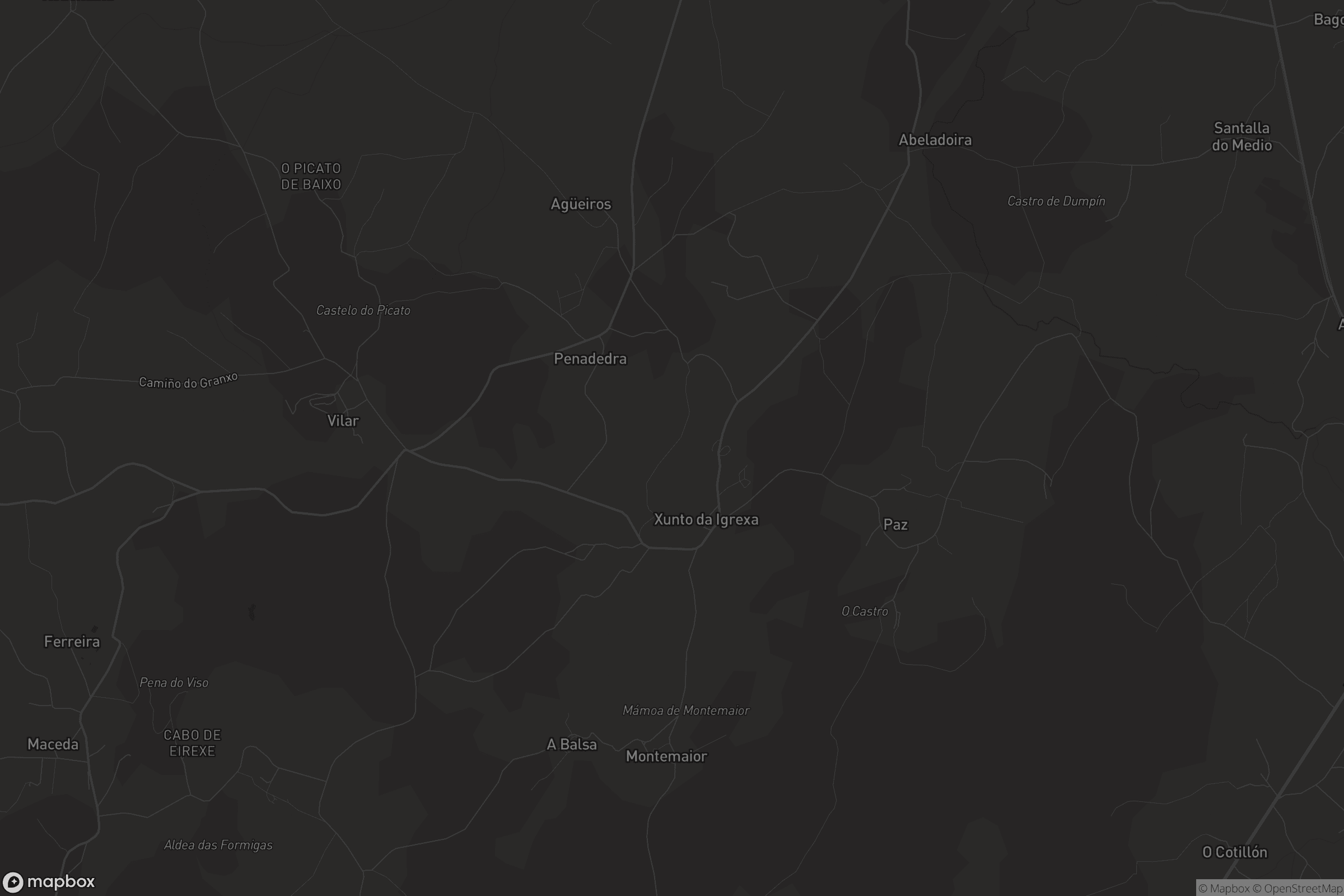 Mapa de San Fiz de Paz