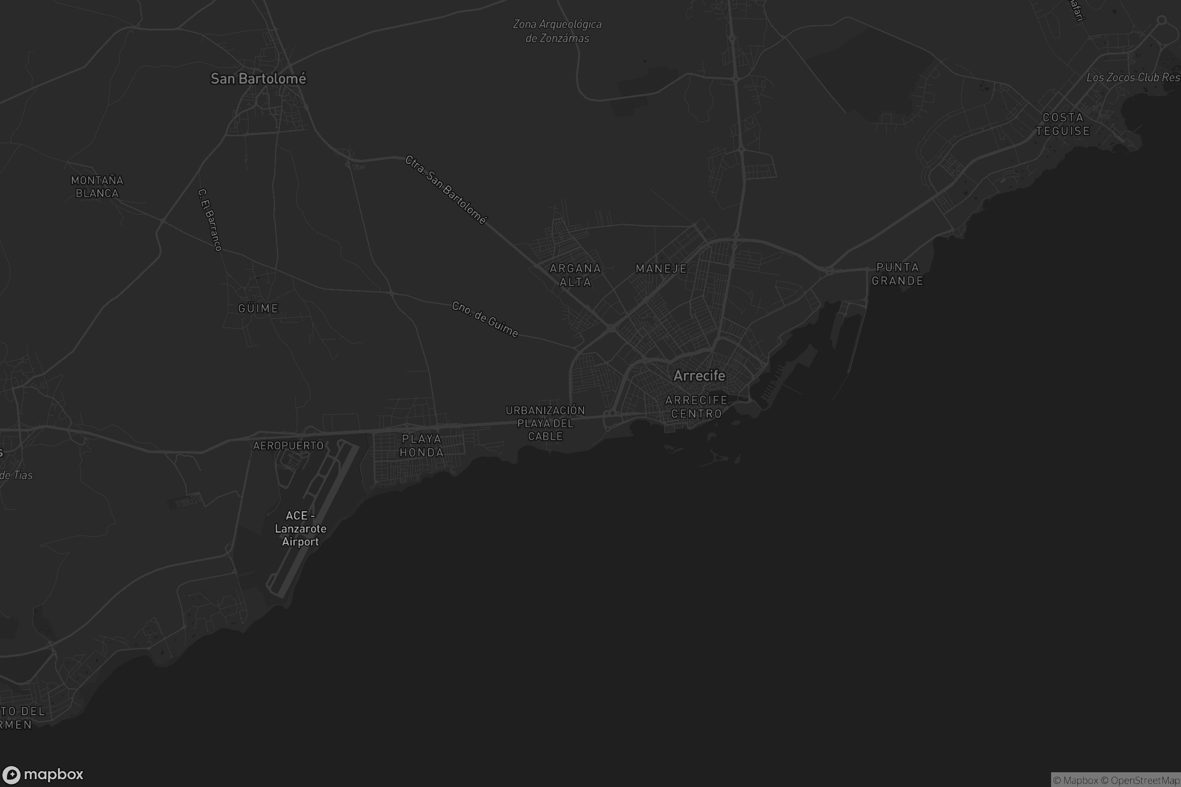 Mapa de San Francisco Javier