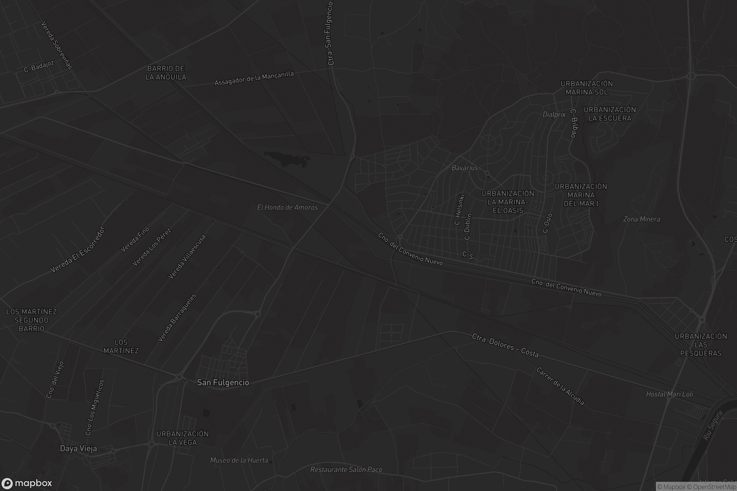 Mapa de San Fulgencio