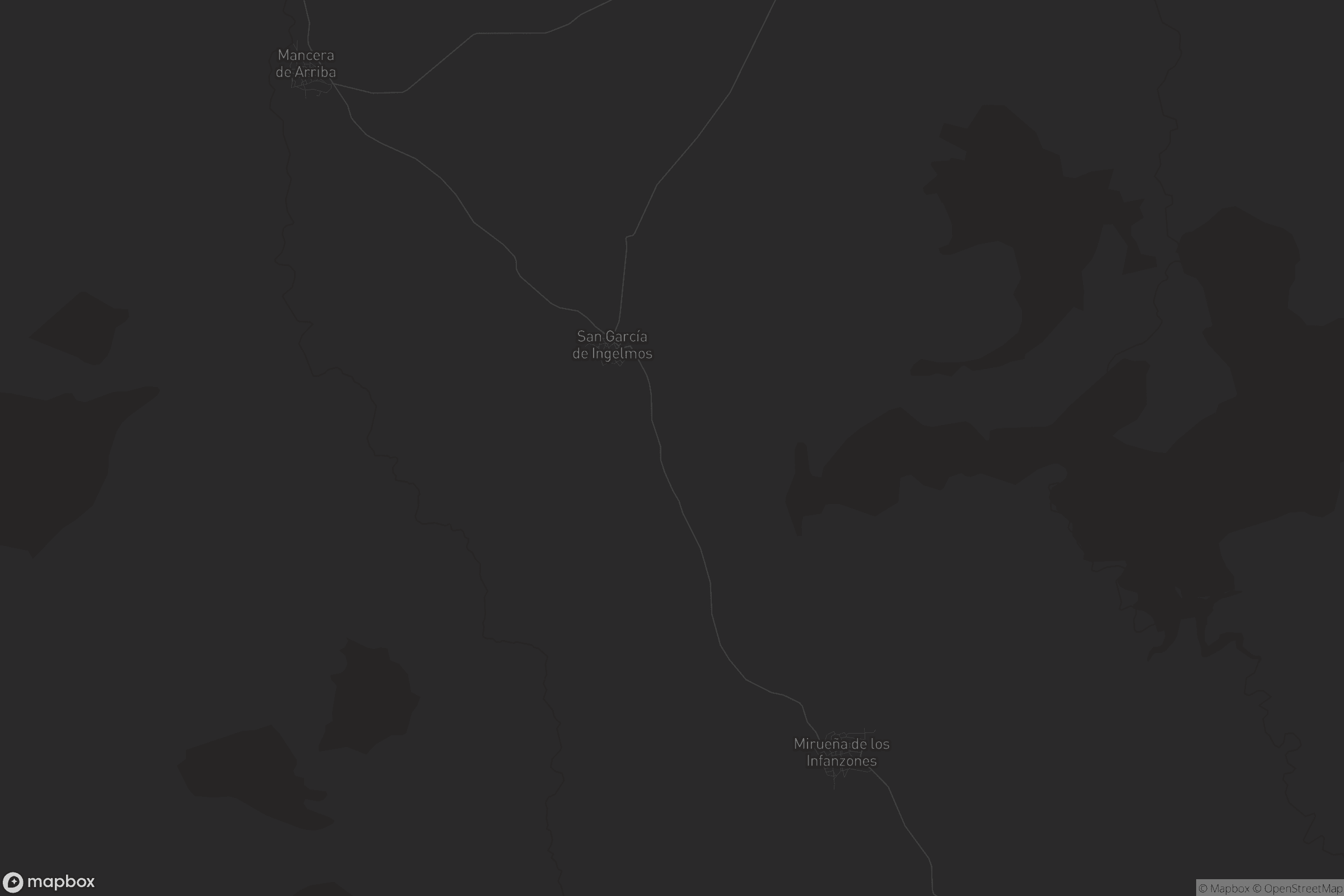 Mapa de San García de Ingelmos