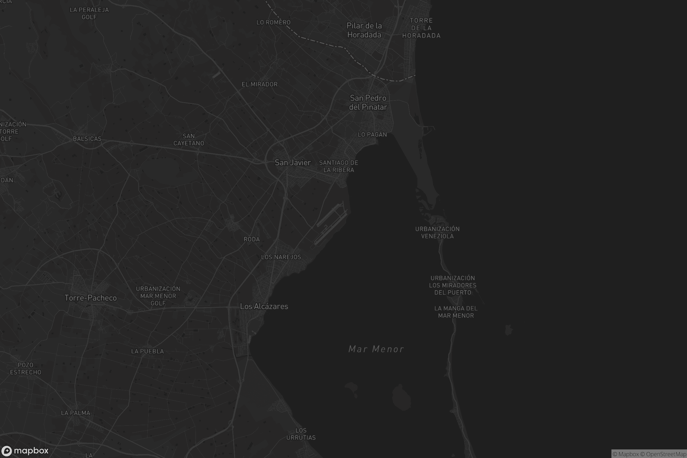 Mapa de San Javier