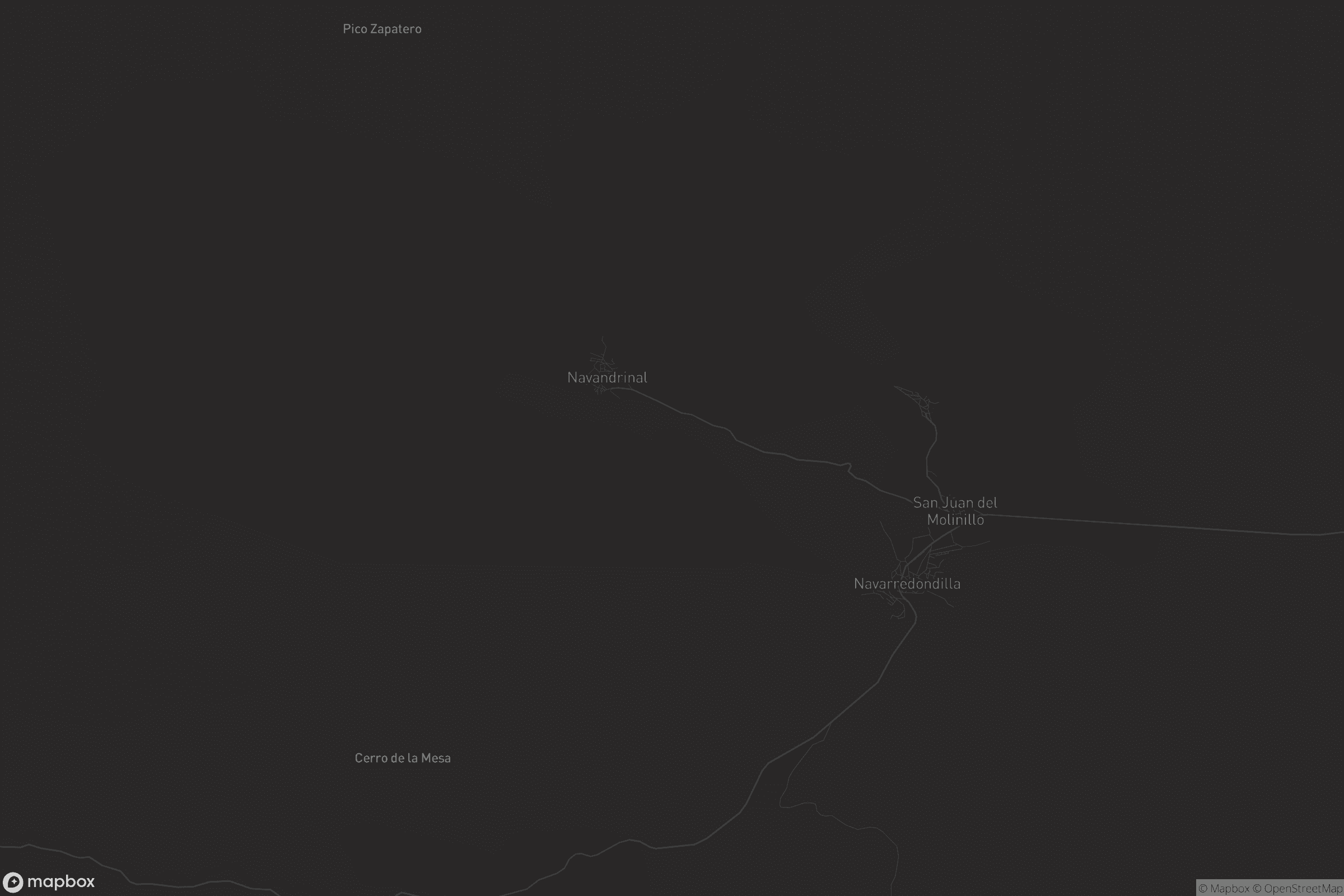 Mapa de San Juan del Molinillo