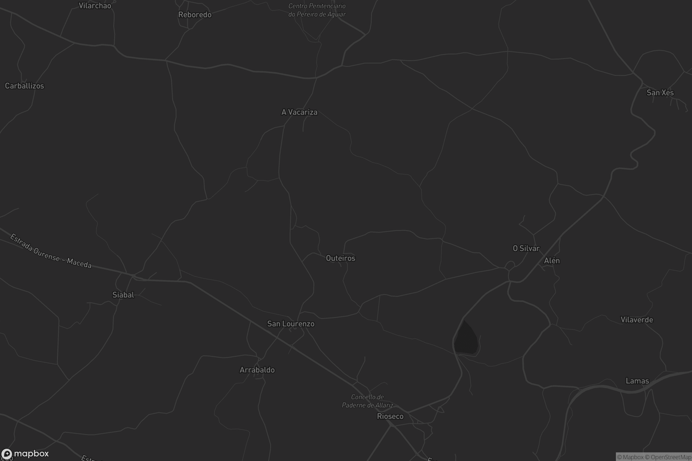 Mapa de San Lourenzo de Siabal