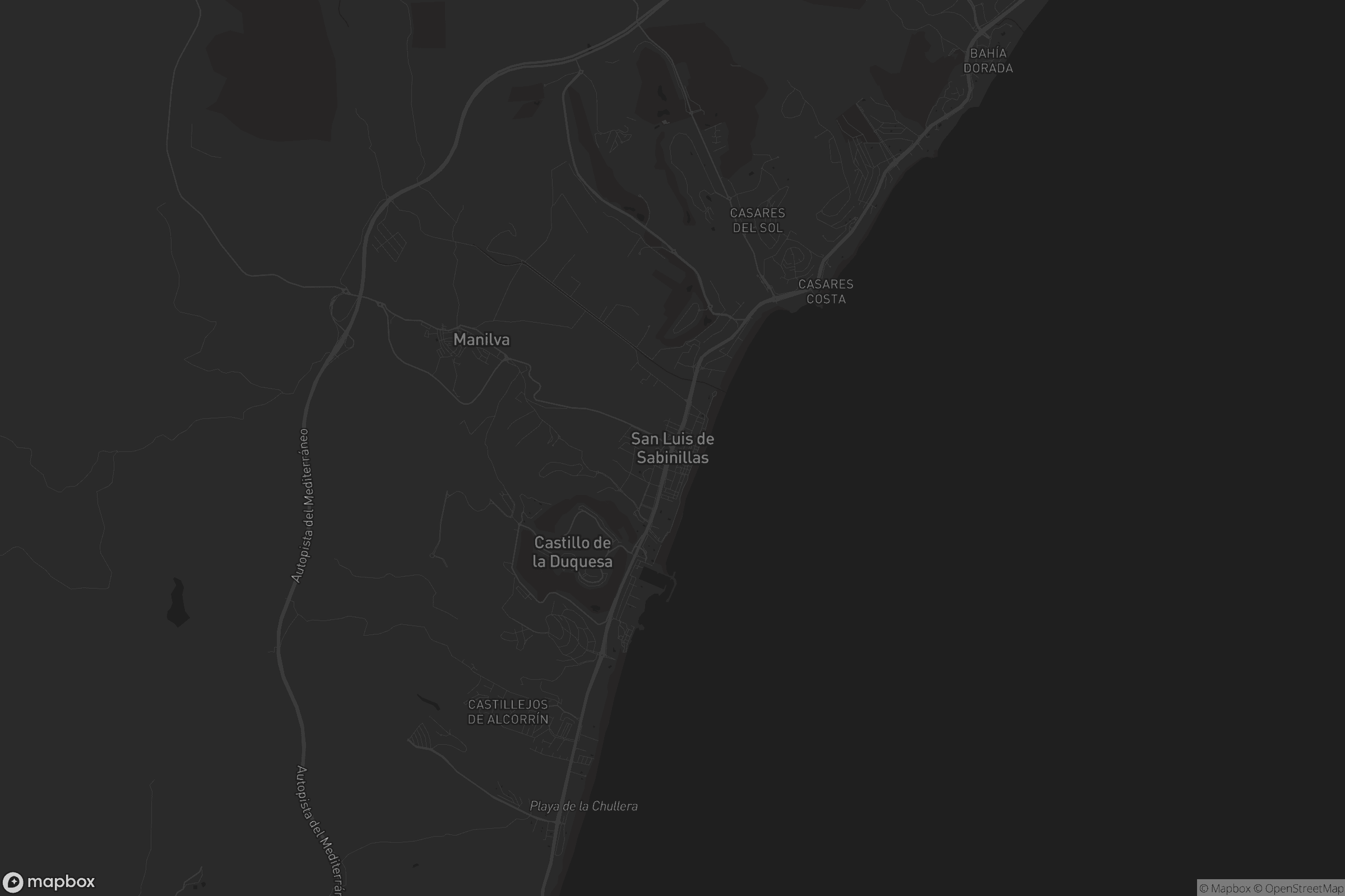 Mapa de San Luis de Sabinillas