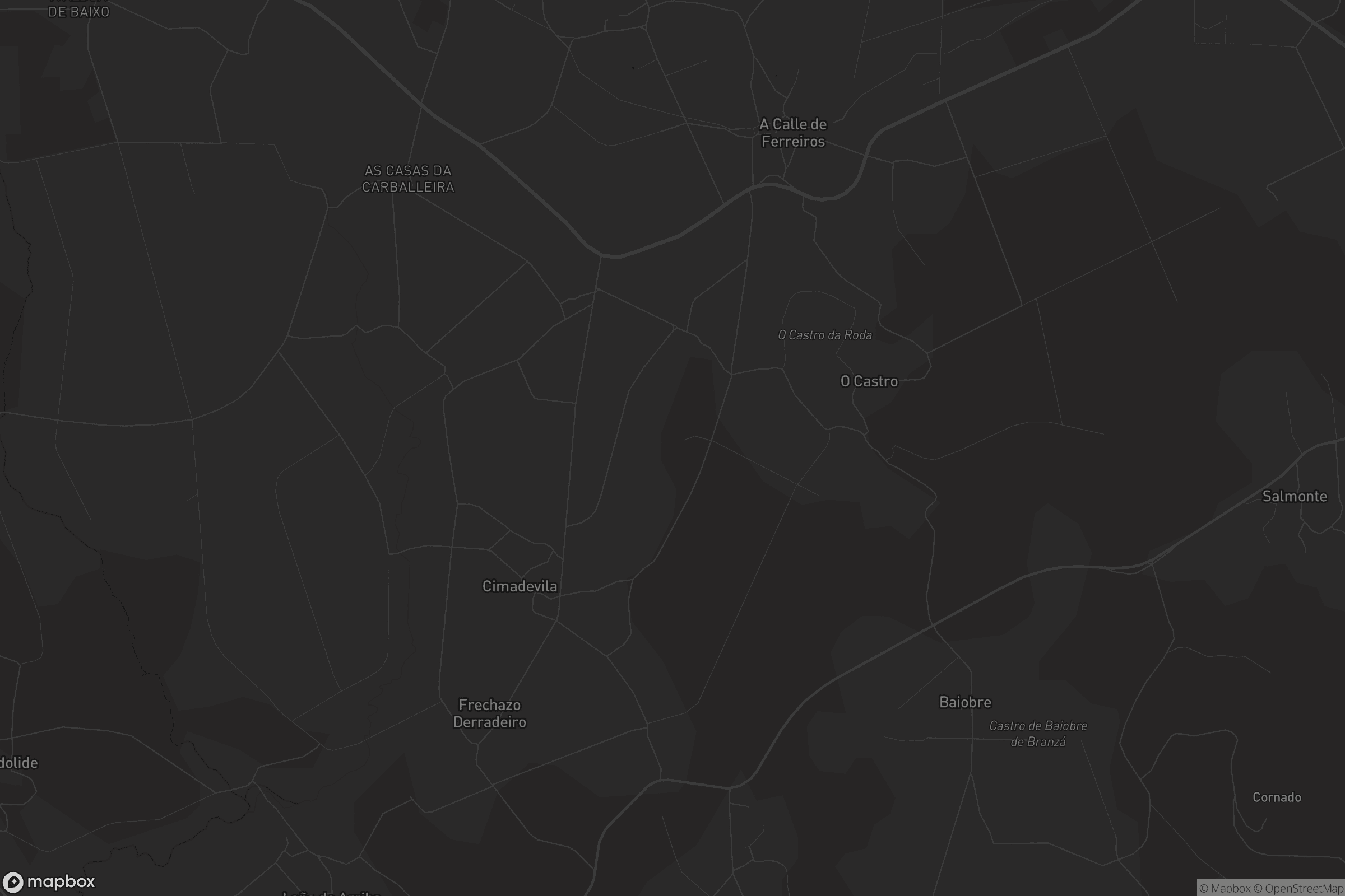 Mapa de San Mamede de Ferreiros