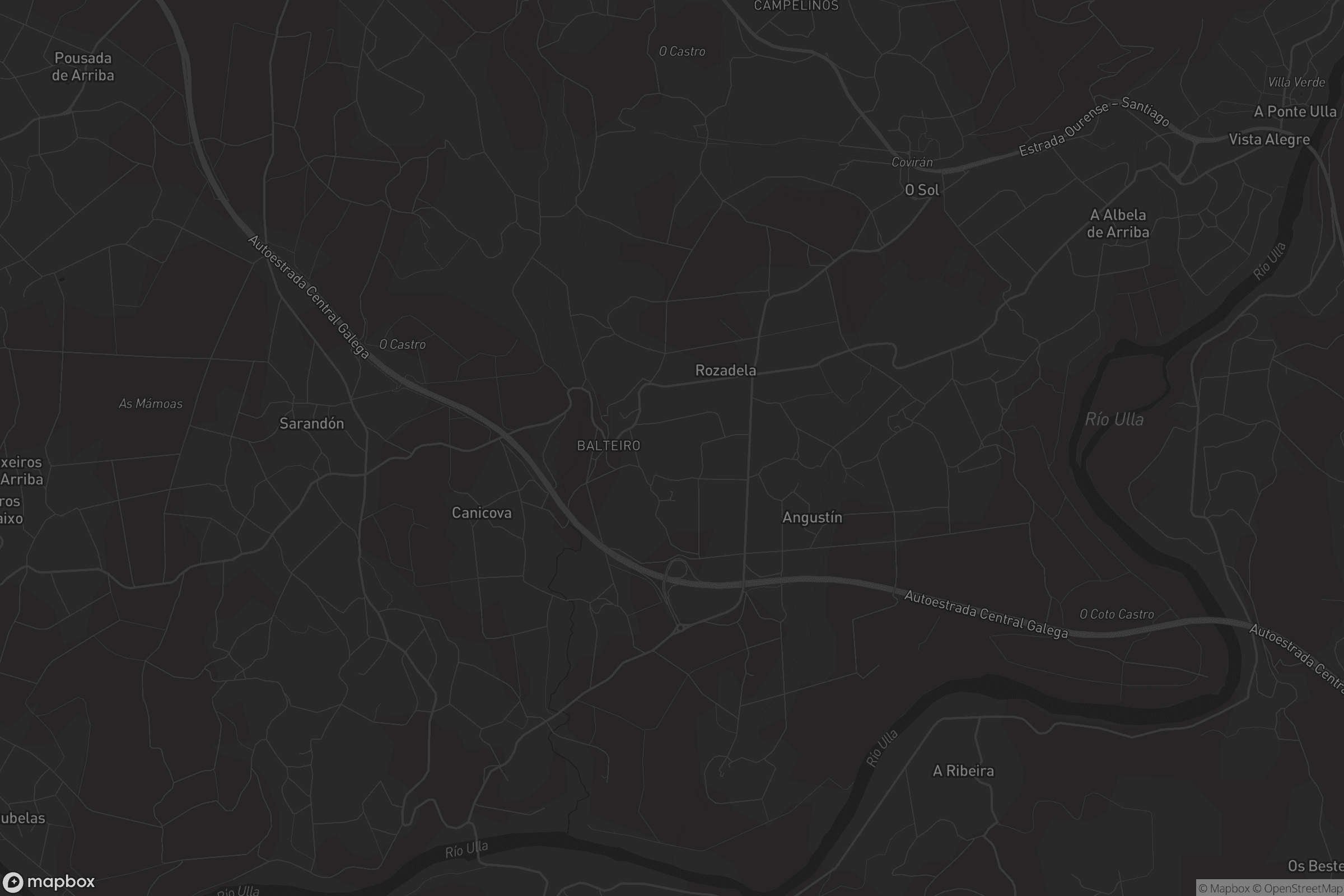 Mapa de San Mamede de Ribadulla