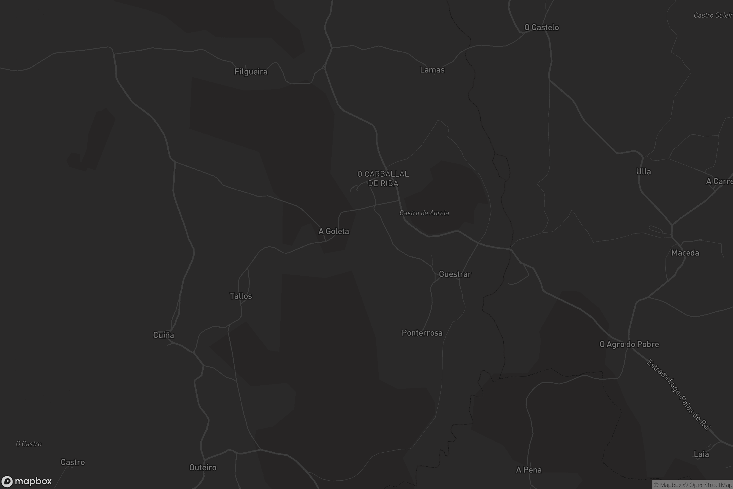 Mapa de San Mamede do Carballal