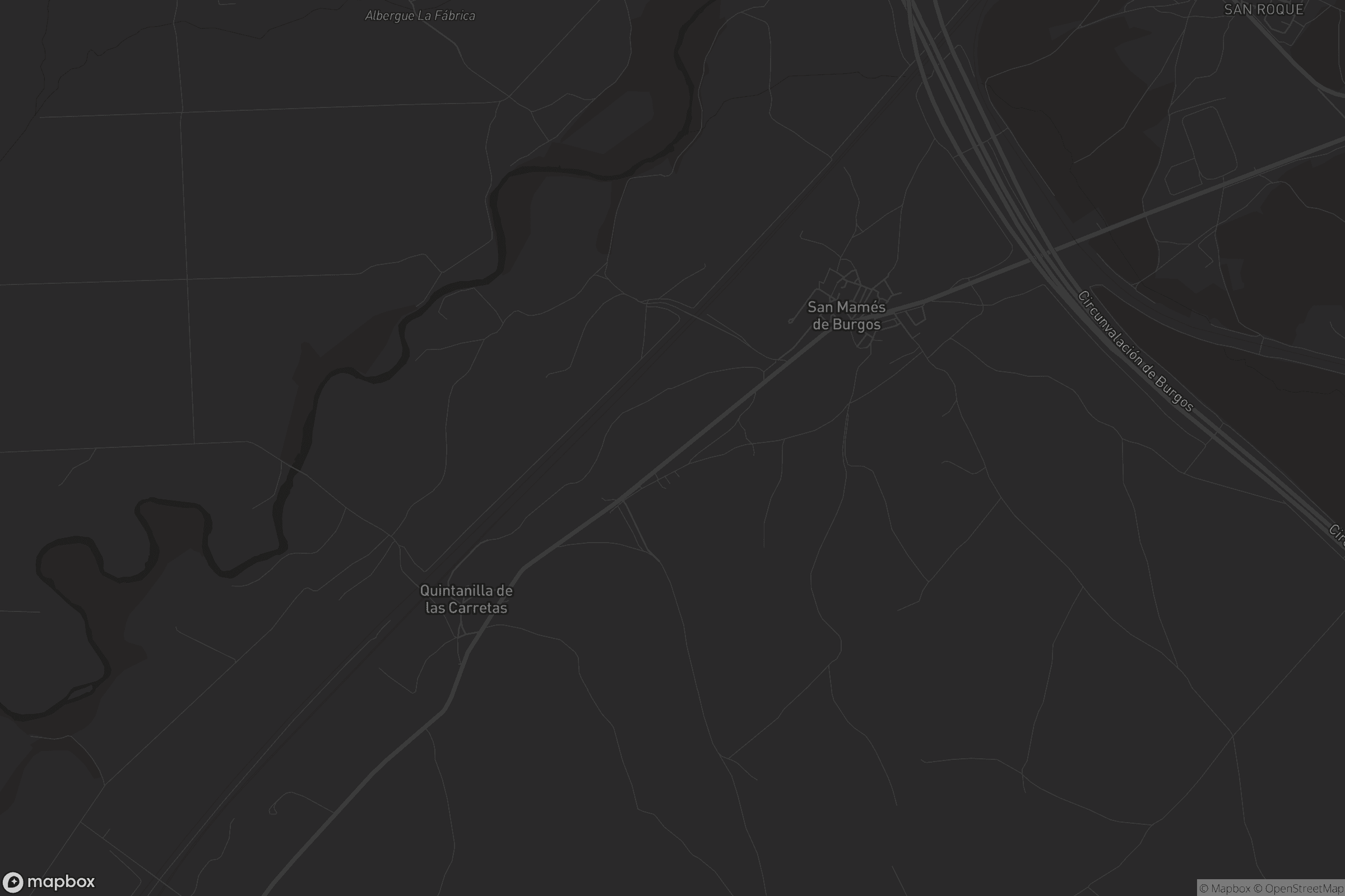 Mapa de San Mamés de Burgos