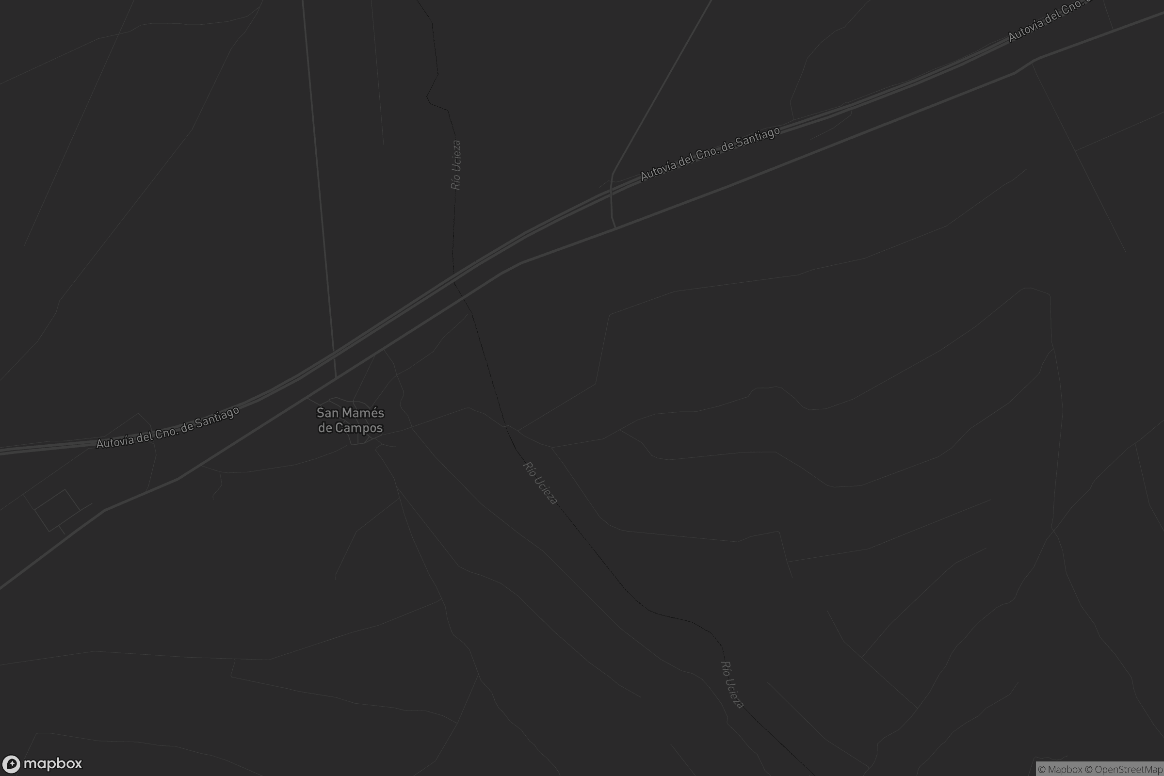 Mapa de San Mamés de Campos