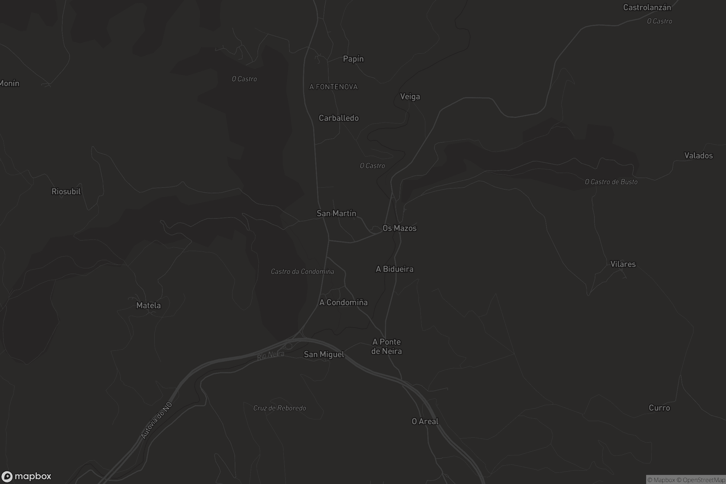 Mapa de San Martín de Neira de Rei