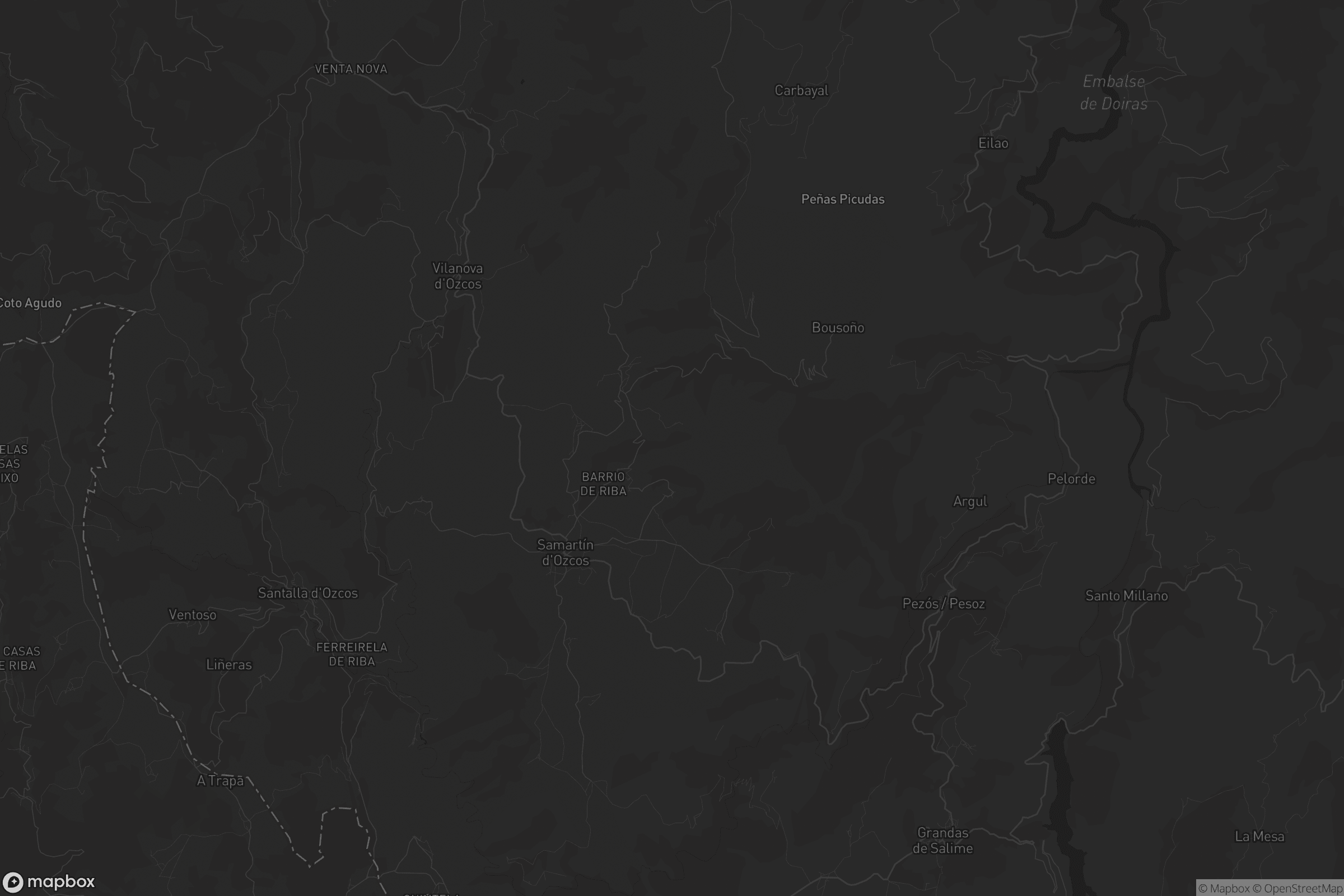 Mapa de San Martín de Oscos