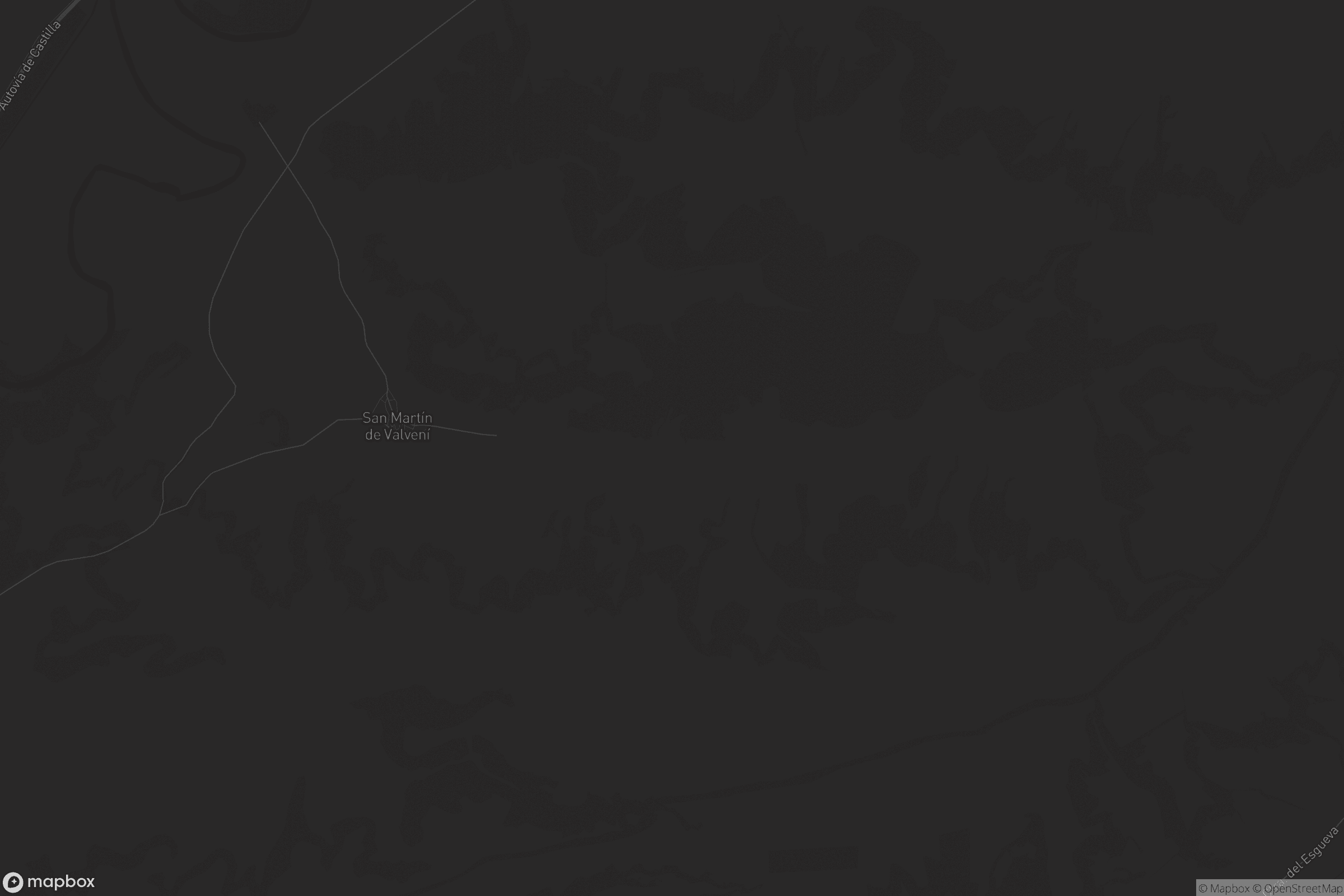 Mapa de San Martín de Valvení