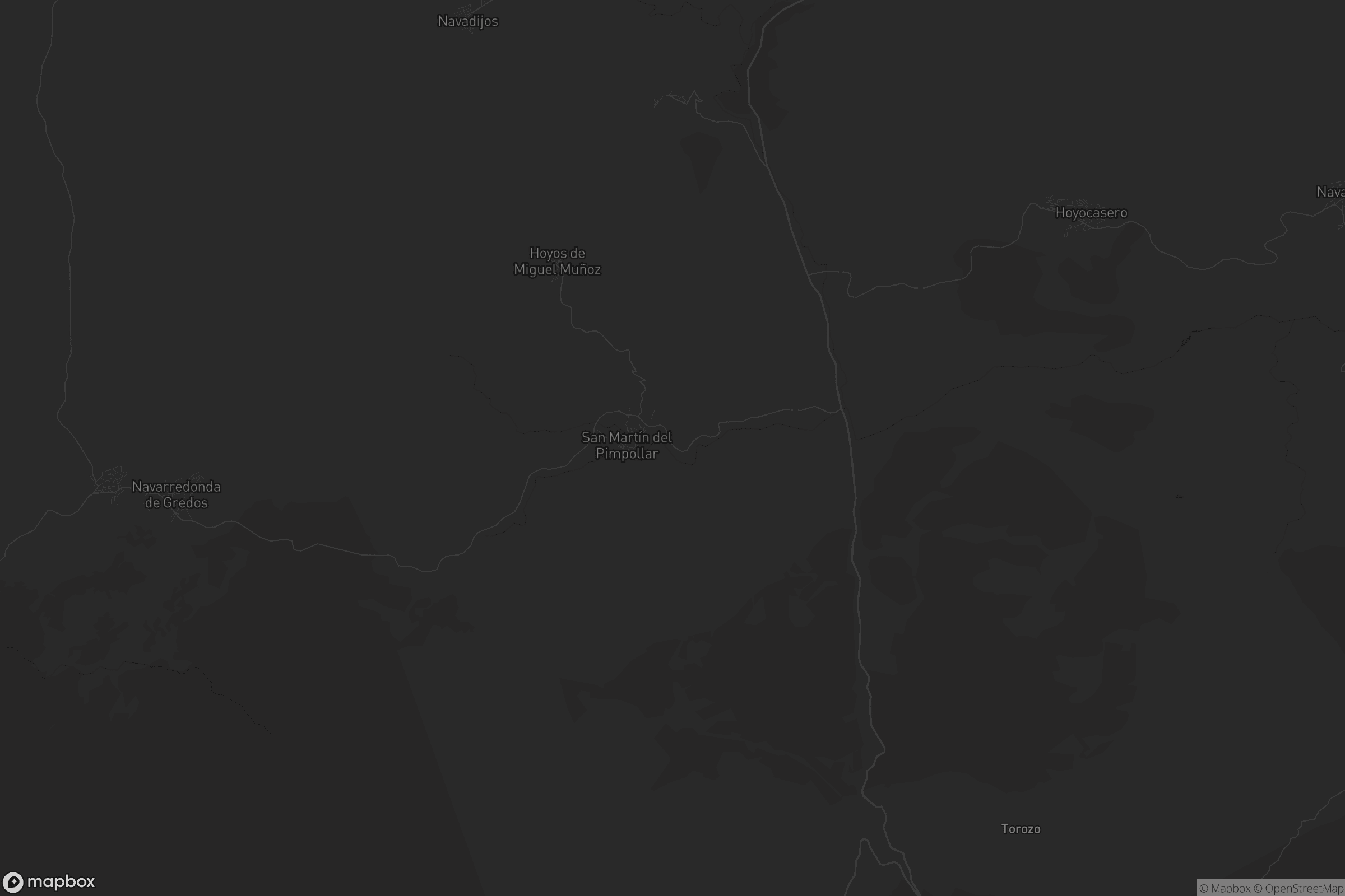 Mapa de San Martín del Pimpollar