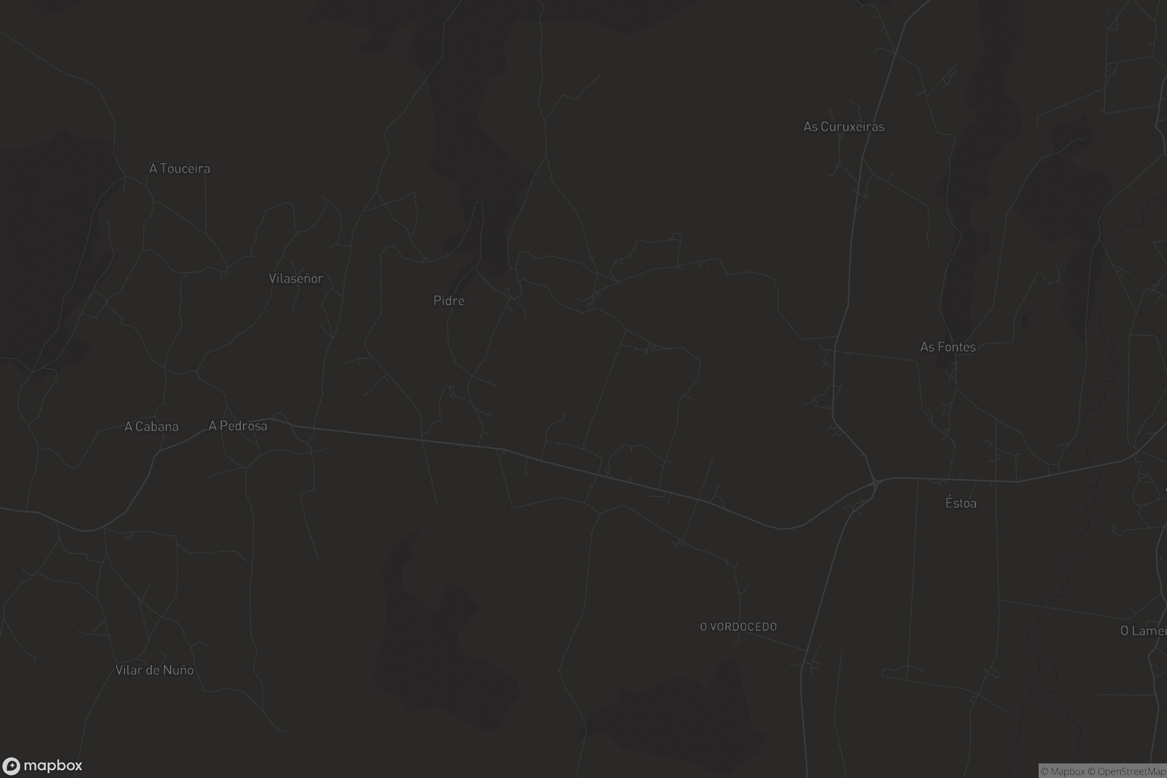 Mapa de San Martiño de Corvelle